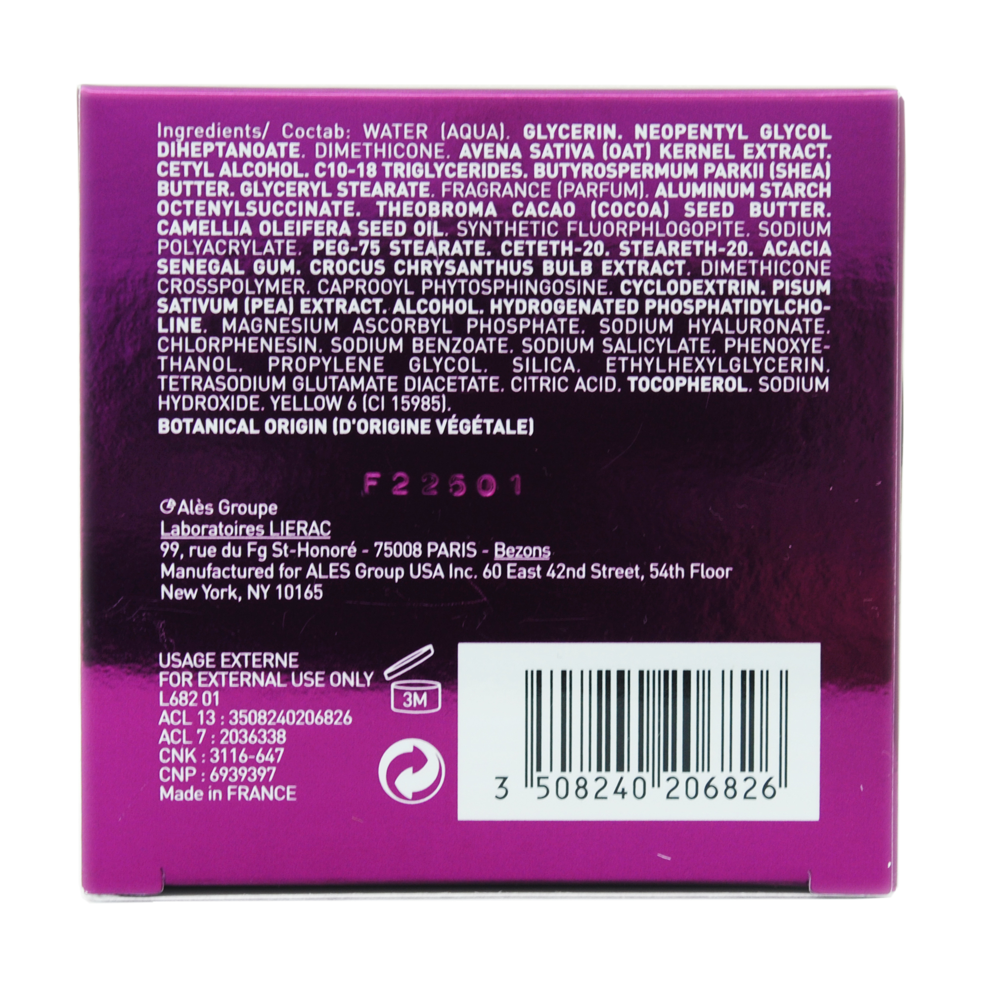 Лиерак Лифтиссиме Крем-лифтинг Обогащенный День & Ночь 50 мл (Lierac, Liftissime) фото 2