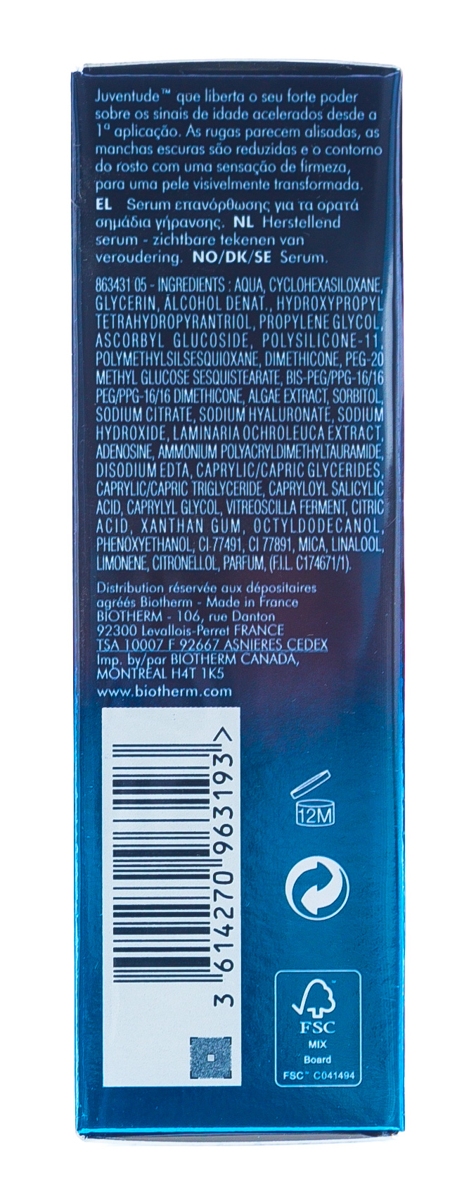 Биотерм Сыворотка Accelerated 30 мл (Biotherm, Blue therapy) фото 4