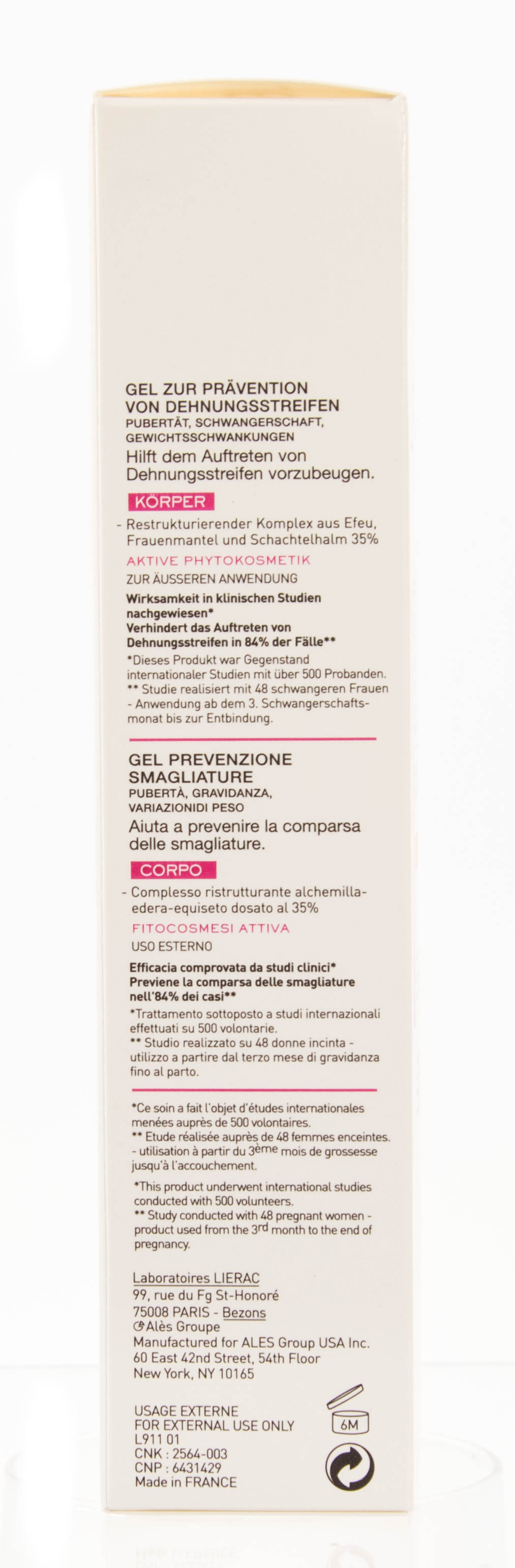 Лиерак Гель для профилактики появления стрий (растяжек) Фитоластил 100 мл (Lierac, Lierac Body) фото 3