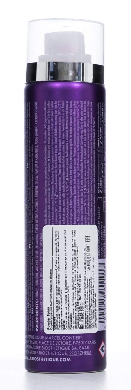 Ля Биостетик Спрей-пудра для быстрого создания объема Powder Spray, 75 мл (La Biosthetique, Finish) фото 3