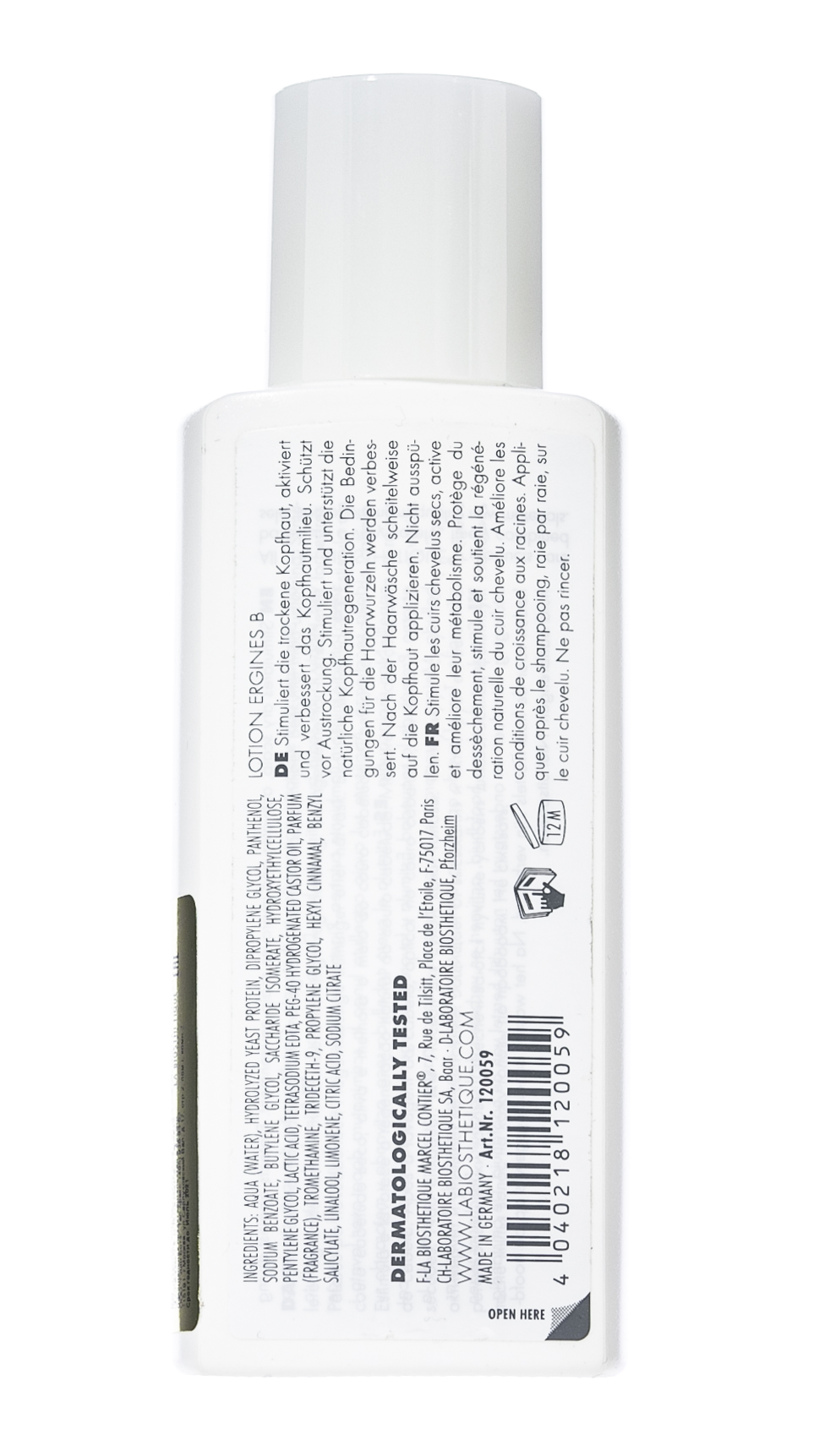 Ля Биостетик Vitalisante Ergines B Лосьон для сухой кожи головы 100 мл (La Biosthetique, Methode Vitalisante) фото 2