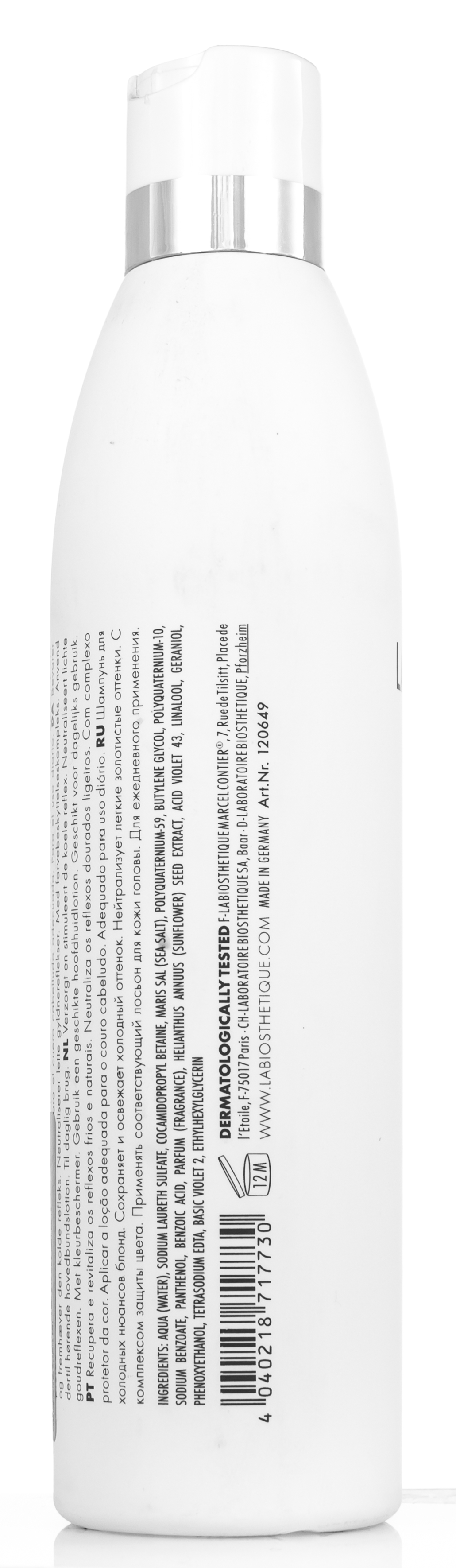 Ля Биостетик Protection Couleur Crystal 07 Шампунь для окрашенных волос  200 мл (La Biosthetique, Protection Couleur) фото 3