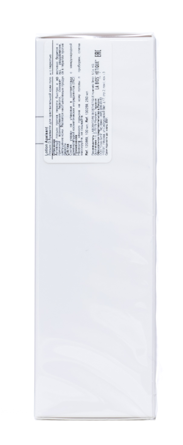Ля Биостетик Lotion Apaisant Лосьон против перхоти 100 мл (La Biosthetique, Apaisant) фото 4