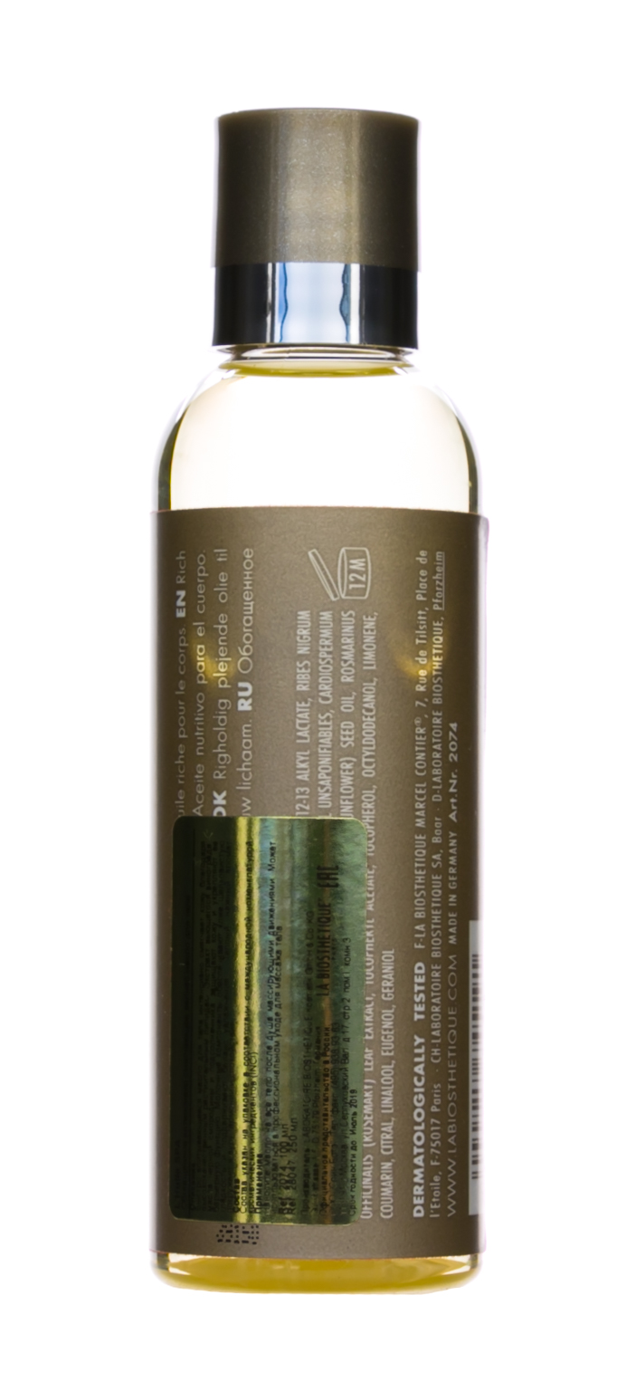 Ля Биостетик Обогащенное интенсивно смягчающее велнес масло для тела L'huile SPA  100 мл (La Biosthetique, Another) фото 3