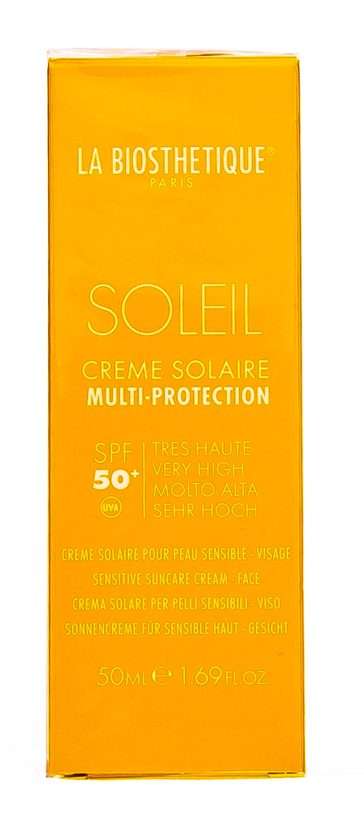 Ля Биостетик Водостойкий солнцезащитный крем для лица с высокоэффективной системой SPF 50+ 50 мл (La Biosthetique, Methode Soleil) фото 1