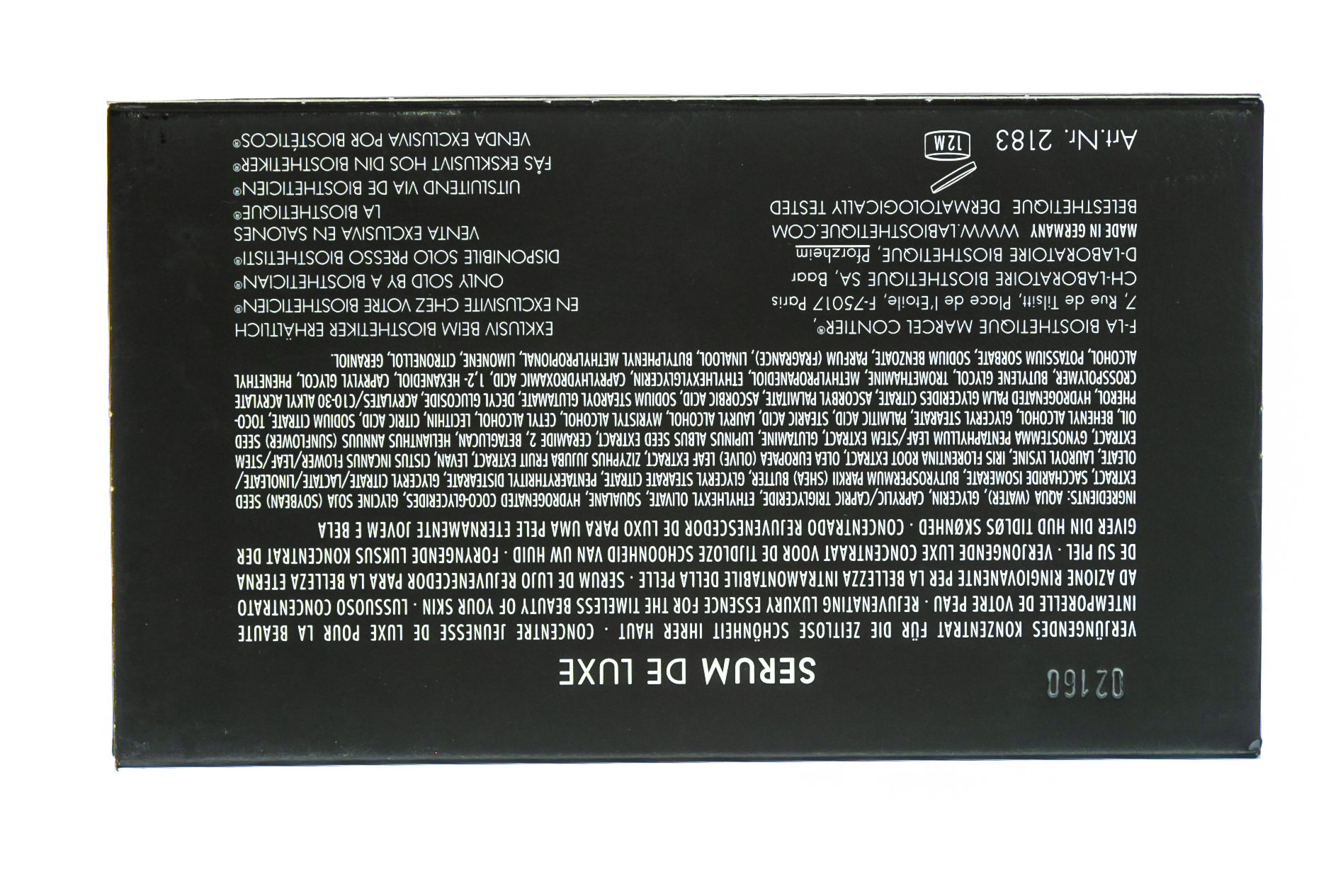 Ля Биостетик Сыворотка для ухода за лицом  Serum De Luxe  30 мл (La Biosthetique, Another) фото 2