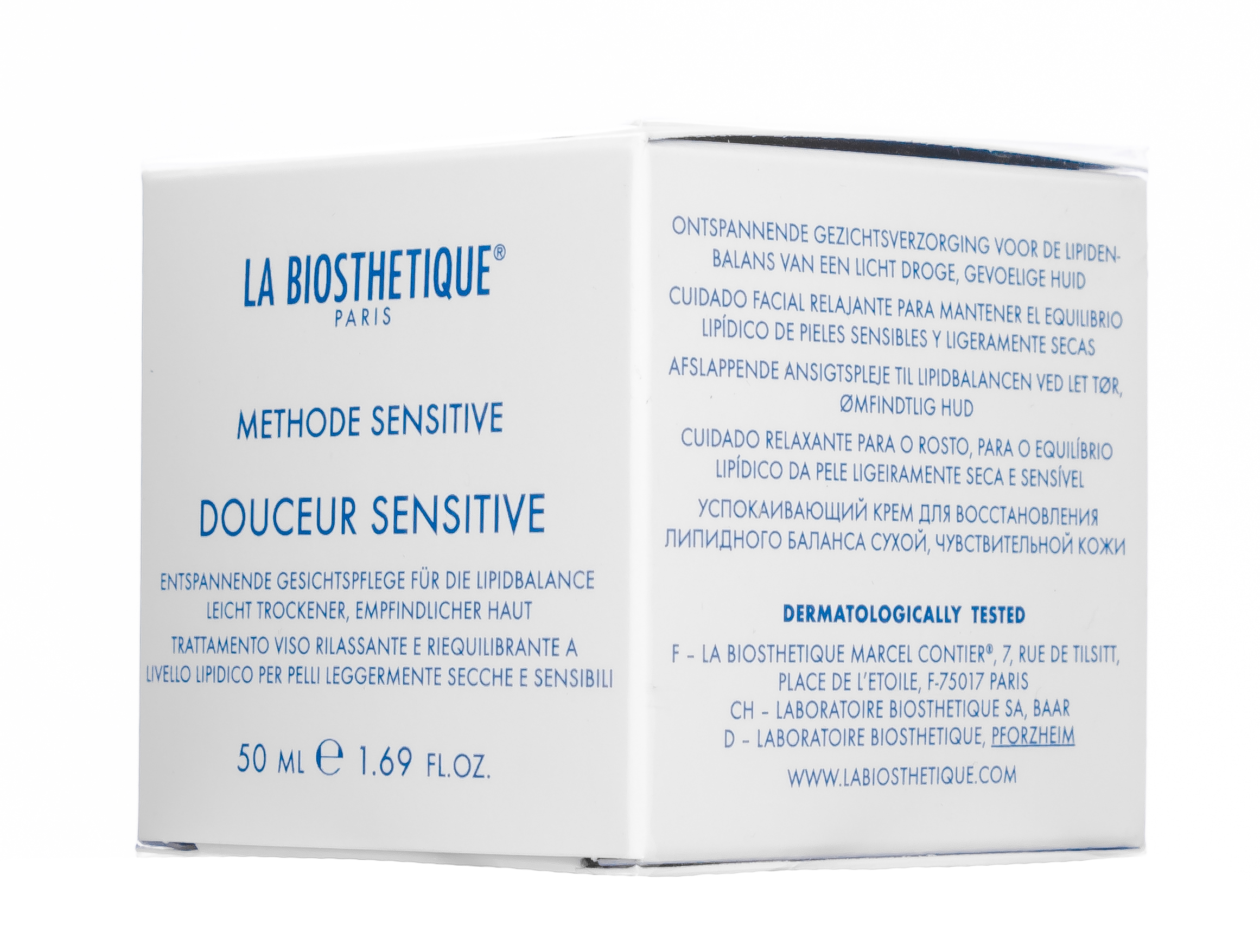 Ля Биостетик Успокаивающий крем для восстановления липидного баланса сухой, чувствительной кожи Douceur Sensitive, 50 мл (La Biosthetique, Methode Sensitive) фото 3