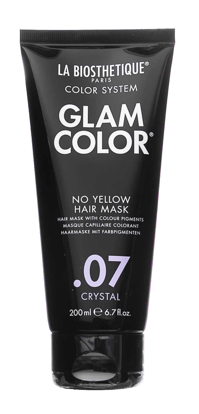 Ля Биостетик Тонирующая маска для волос No Yellow 07 Crystal, 200 мл (La Biosthetique, Glam Color) фото 1