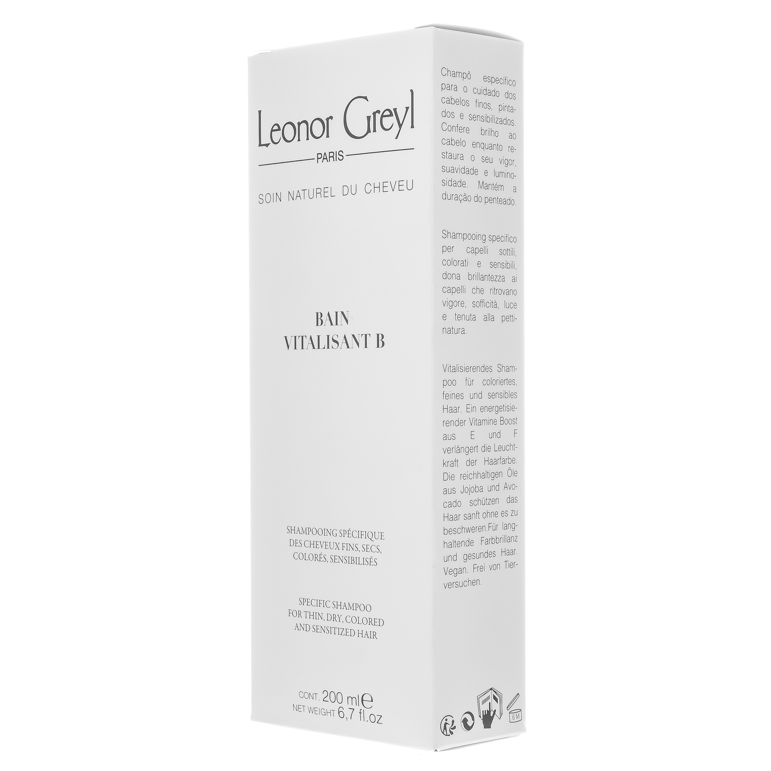 Леонор Грейл Восстанавливающая ванна-шампунь с витамином 200 мл (Leonor Greyl, Шампуни) фото 2