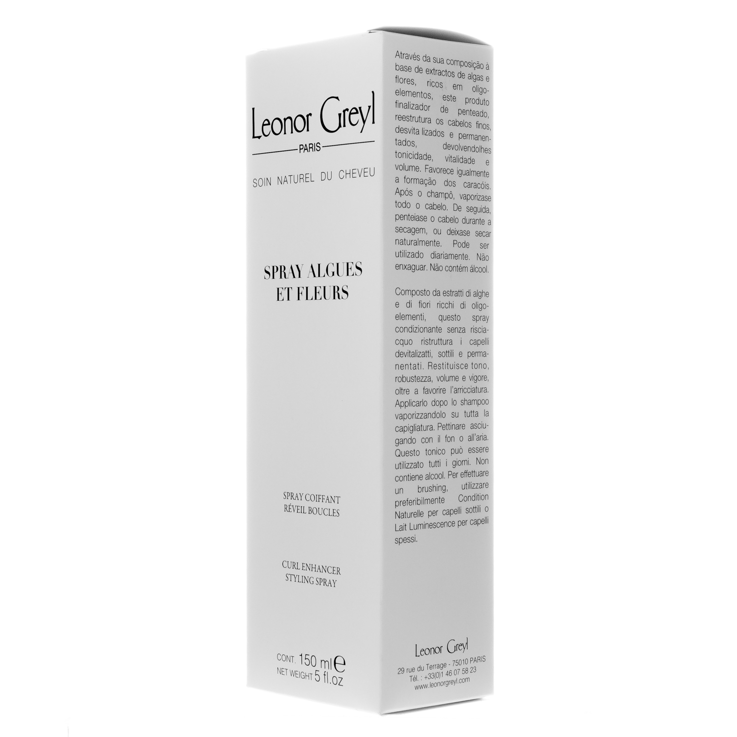 Леонор Грейл Спрей для укладки с экстрактом водорослей и цветов 150 мл (Leonor Greyl, Средства для укладки) фото 2