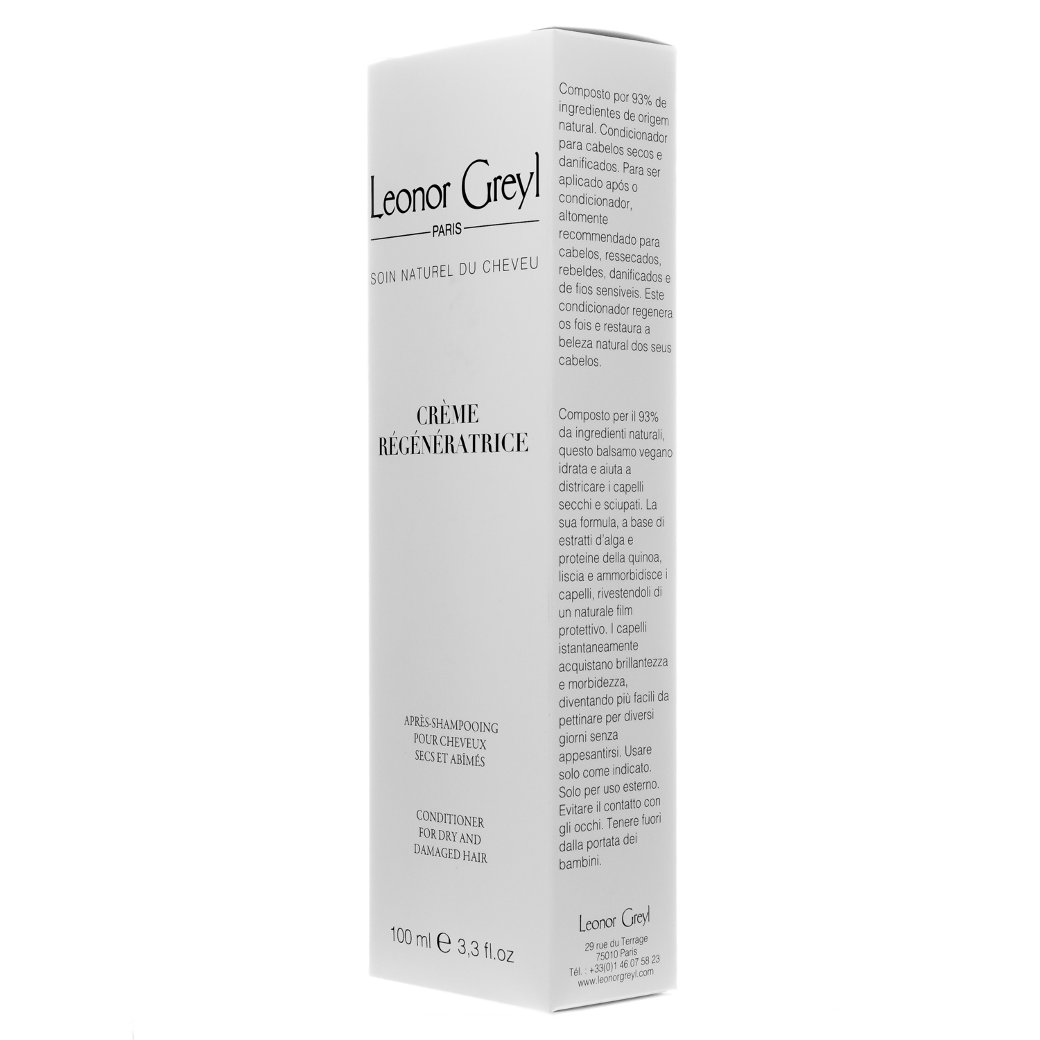 Леонор Грейл Восстанавливающий крем-кондиционер 100 мл (Leonor Greyl, Крем-уход) фото 2