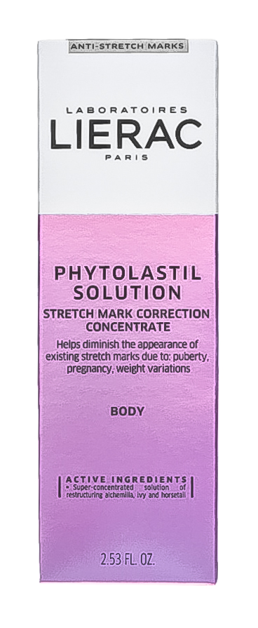 Лиерак Концентрат Фитоластил для коррекции растяжек Phytolastil Solute Serum Correction Des Vergetures, 75 мл (Lierac, Lierac Body) фото 9