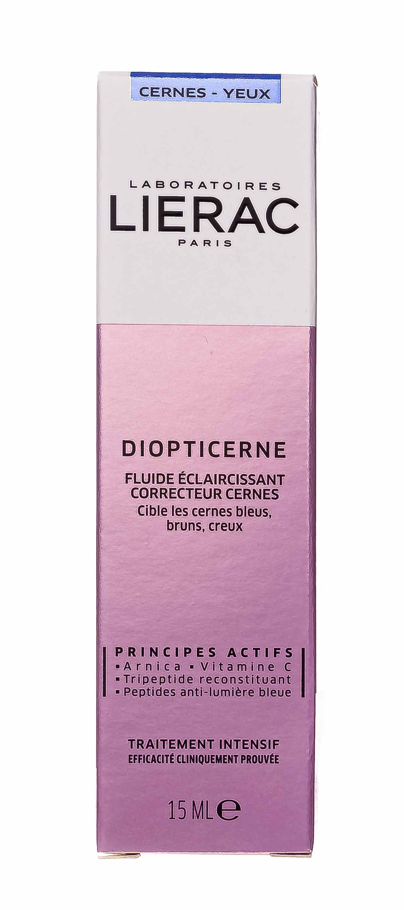 Лиерак Осветляющий флюид от темных кругов под глазами Diopticerne Fluide, 15 мл (Lierac, Diopti) фото 1