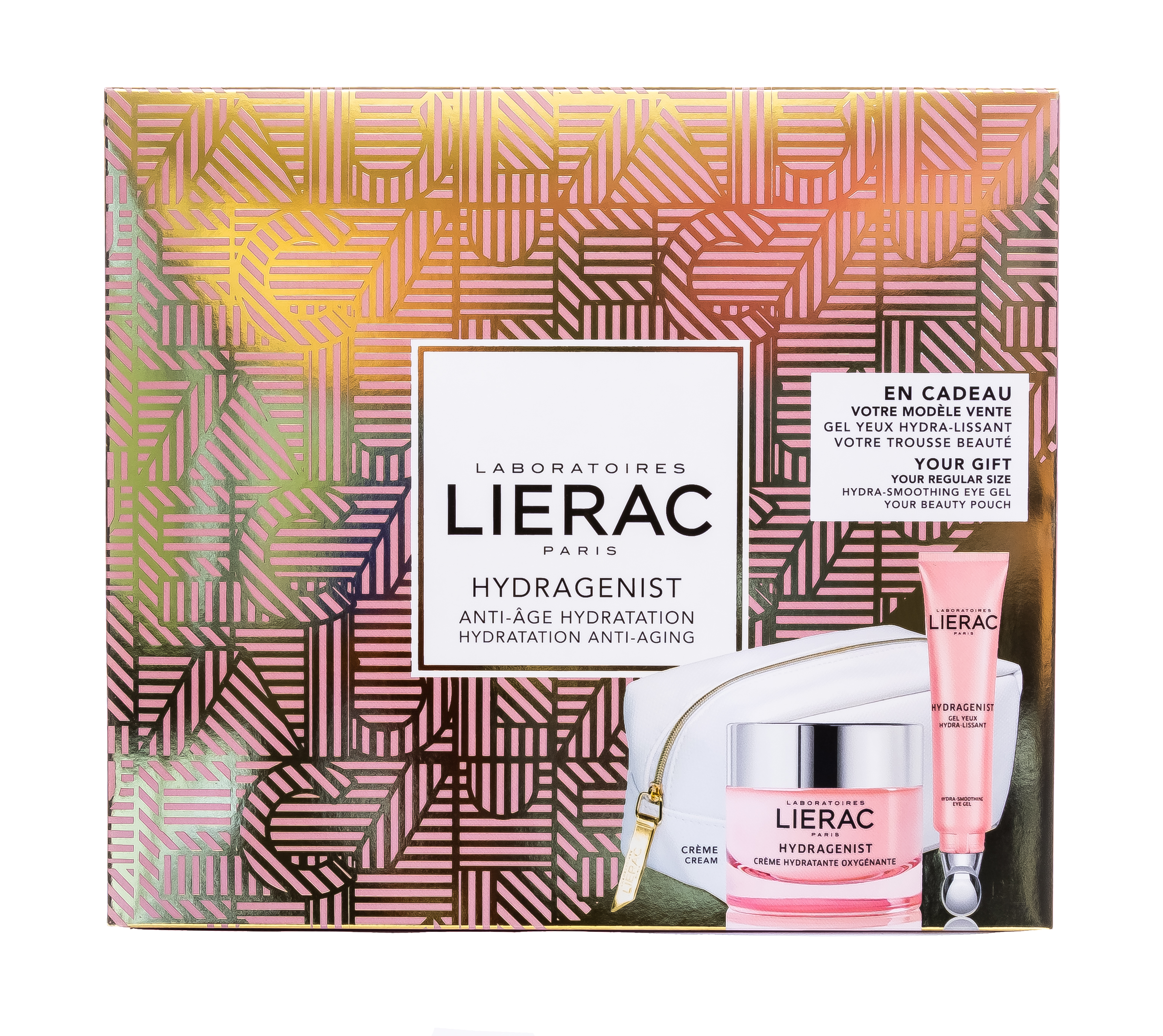 Лиерак Набор Гидраженист: Крем кислородный увлажняющий 50 мл + Увлажняющий гель для контура глаз15 мл (Lierac, Hydragenist) фото 1
