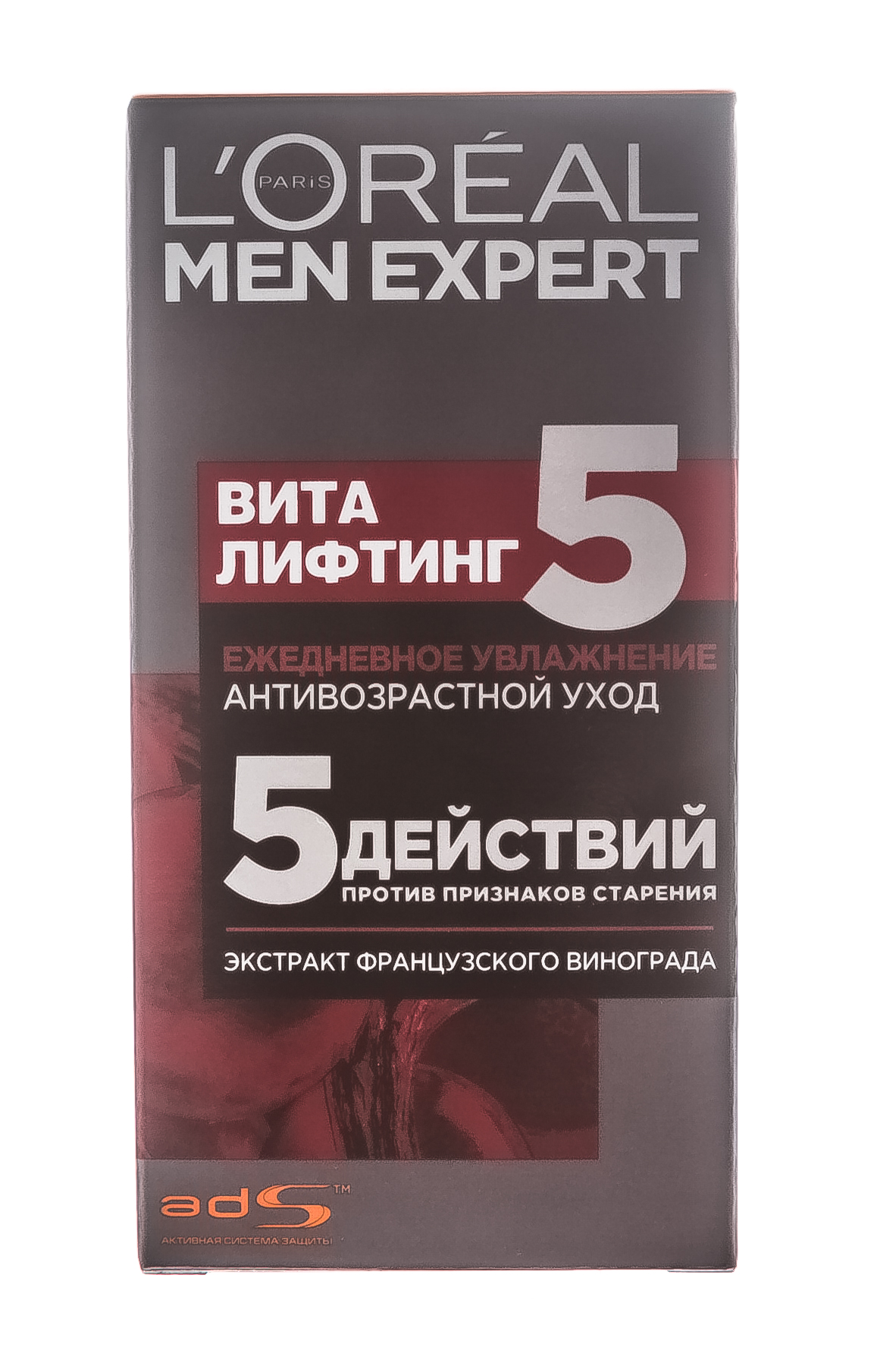 Лореаль Париж Антивозрастной уход Виталифтинг 5, 50 мл (L'oreal Paris, Men expert) фото 1