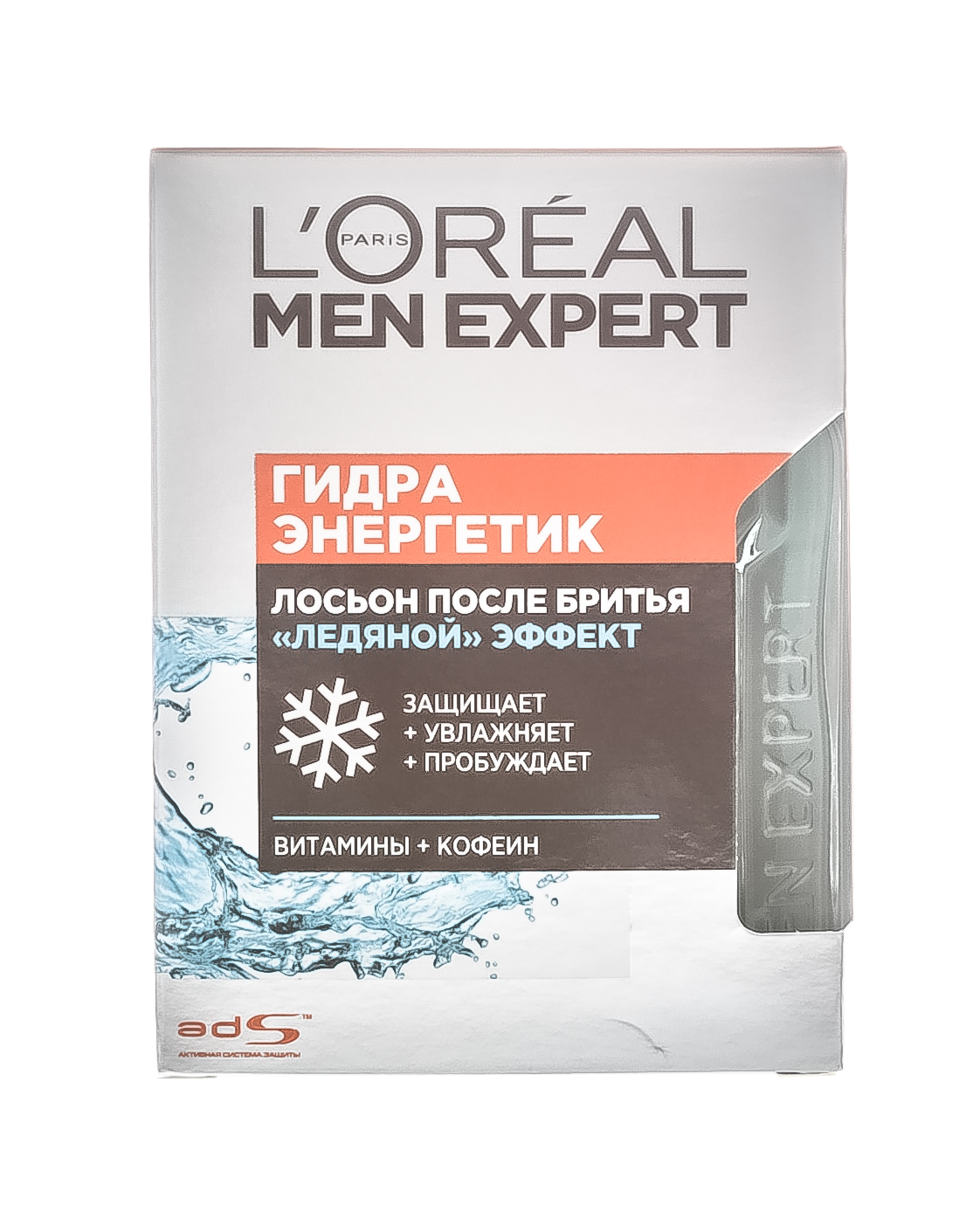 Лореаль Париж Лосьон после бритья Ледяной эффект, Гидра Энергетик, 100 мл (L'oreal Paris, Men expert) фото 1