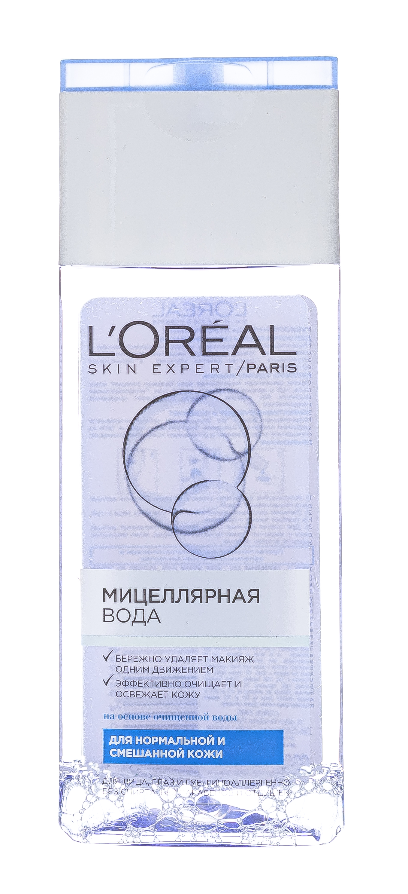 Лореаль Париж Мицеллярная вода для нормальной и смешанной кожи, 200 мл (L'oreal Paris, Мицеллярная вода) фото 1