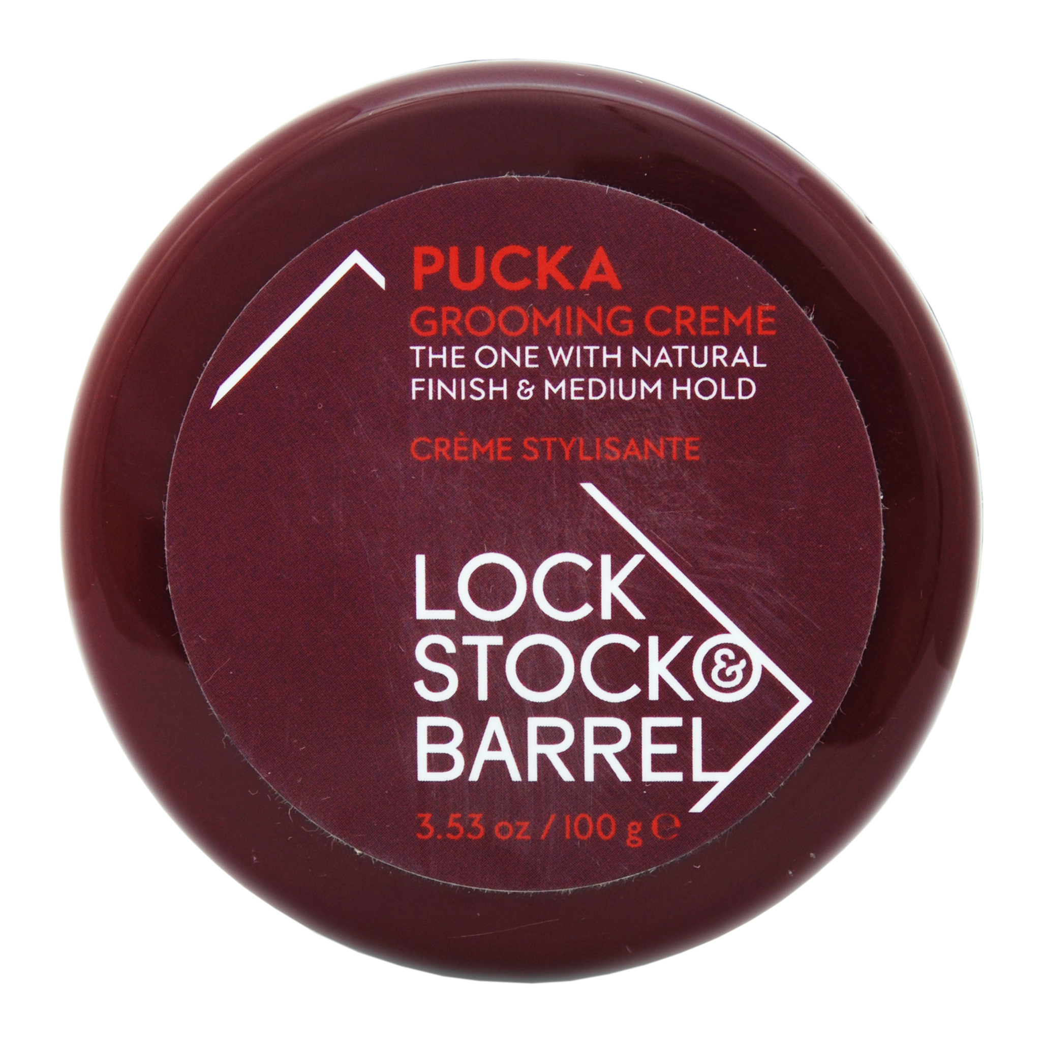 Лок Сток Энд Баррел Крем для тонких и кудрявых волос, степень фиксации (3) 100 гр (Lock Stock & Barrel, Pucka Grooming Creme) фото 1