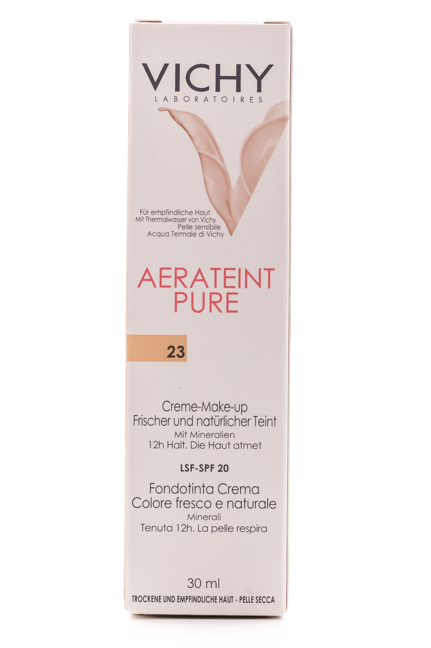 Виши Тональный крем Аэротон Пюр для сухой кожи  тон 23 30 мл (Vichy, Aera Teint Pure) фото 2