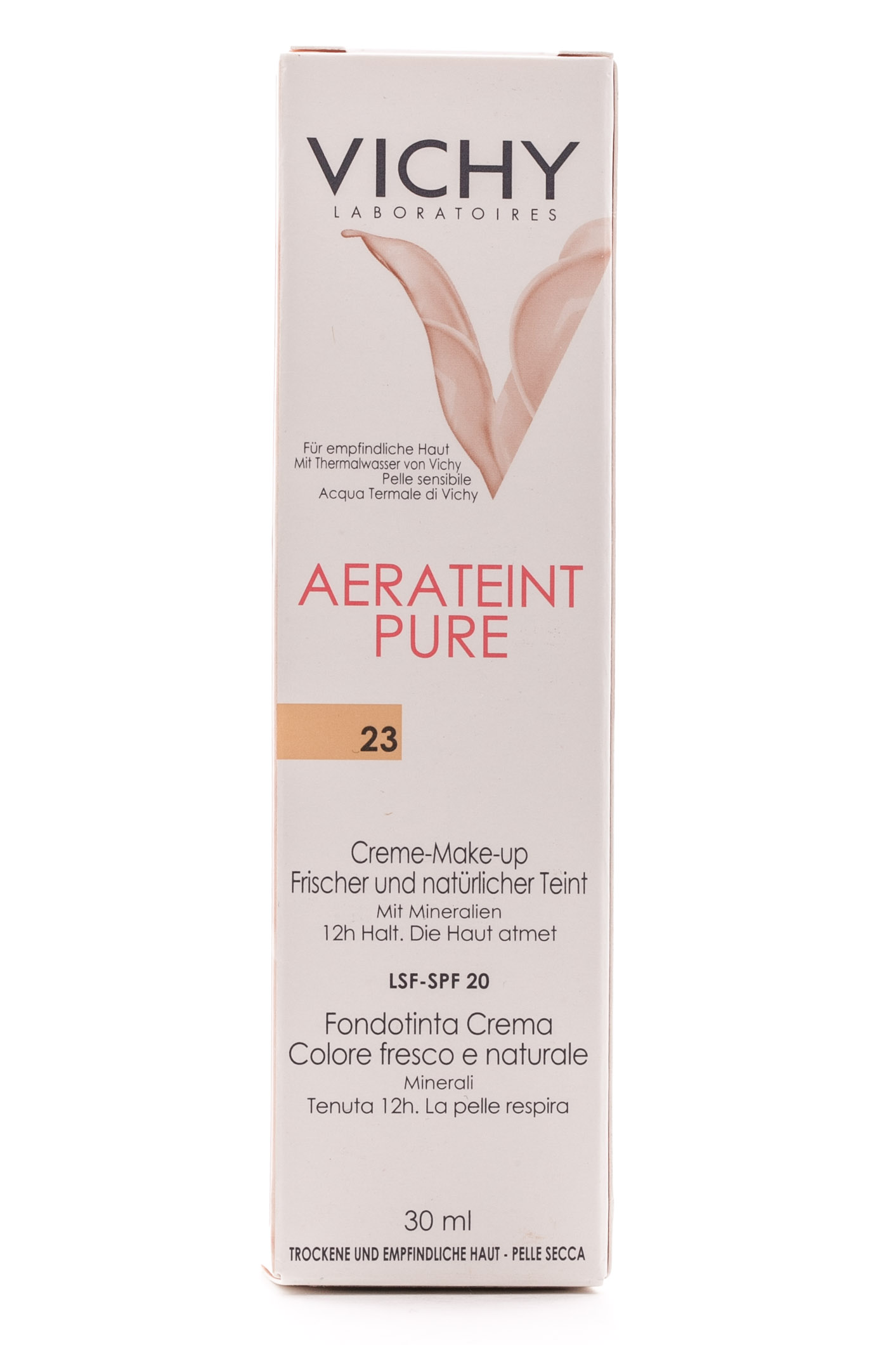 Виши Тональный крем Аэротон Пюр для сухой кожи  тон 23 30 мл (Vichy, Aera Teint Pure) фото 3