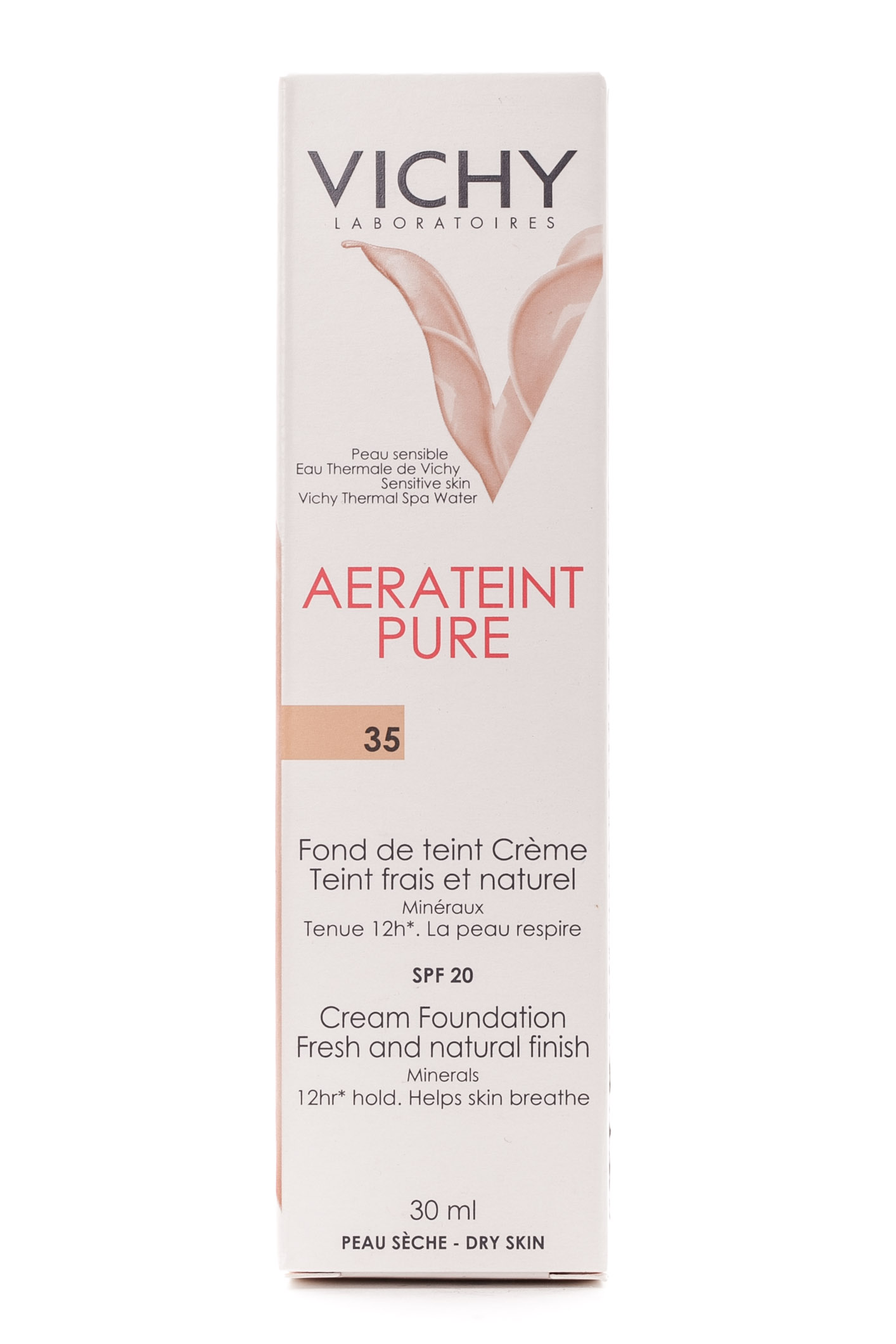 Виши Тональный крем Аэротон Пюр для сухой кожи тон 35 30 мл (Vichy, Aera Teint Pure) фото 4