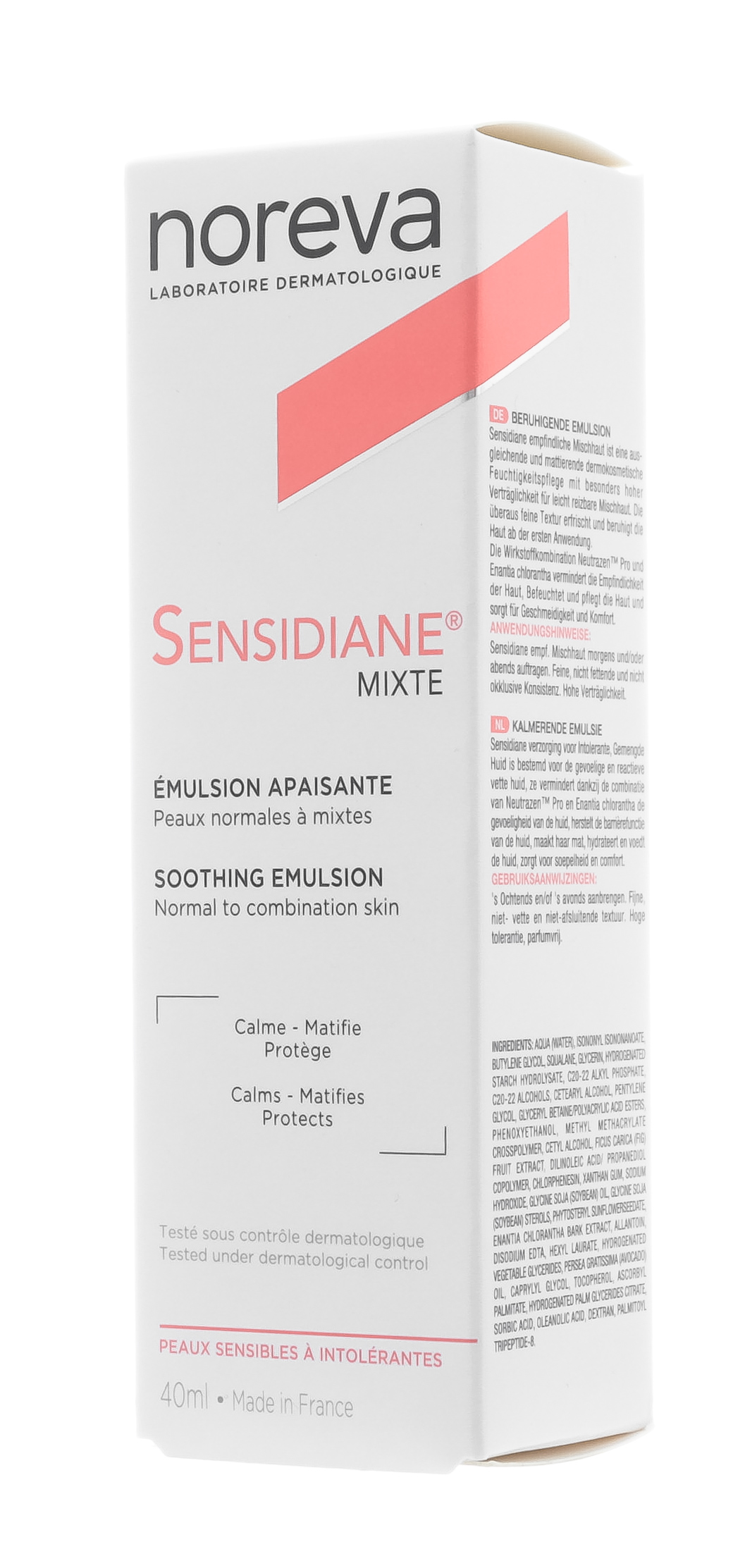 Норева Сенсидиан Успокаивающая эмульсия для нормальной и комбинированной кожи 40 мл (Noreva, Sensidiane) фото 2