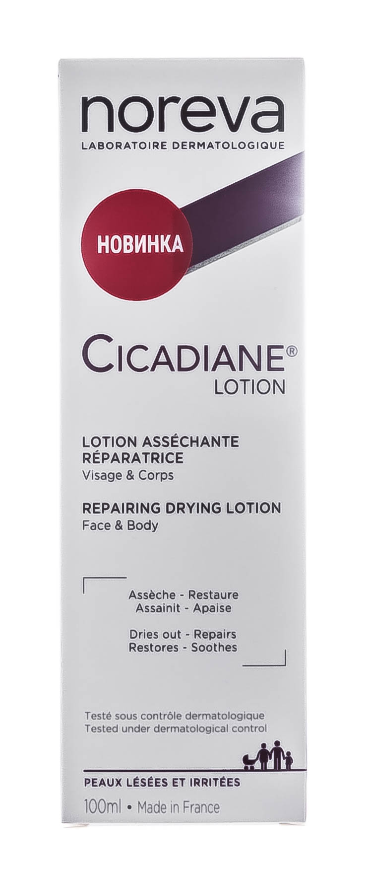Норева Цикадиан Восстанавливающий лосьон, 100 мл (Noreva, Cicadiane) фото 1