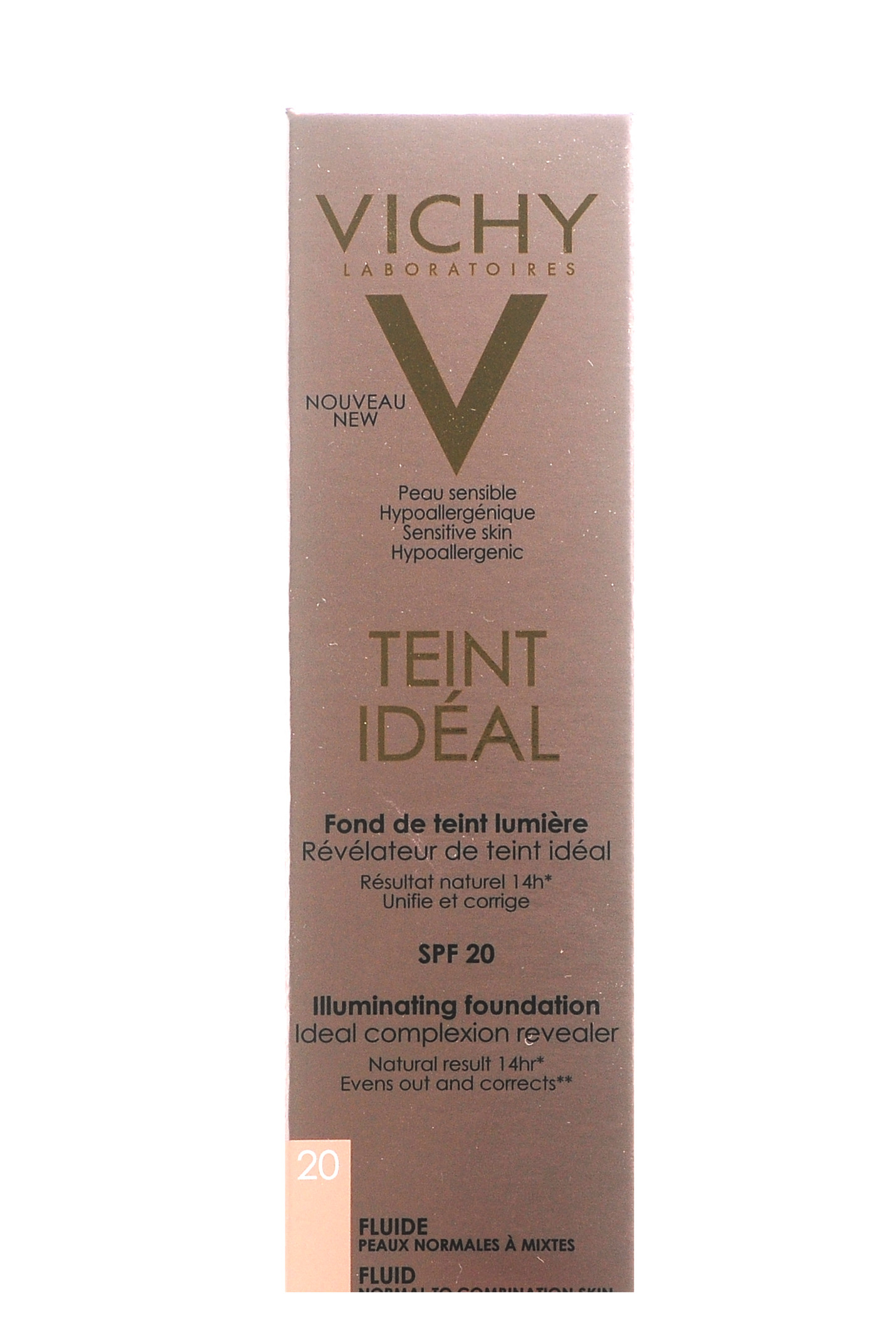Виши Тон Идеаль Тональный Флюид 20 тон, 30 мл (Vichy, Teint Ideal) фото 2