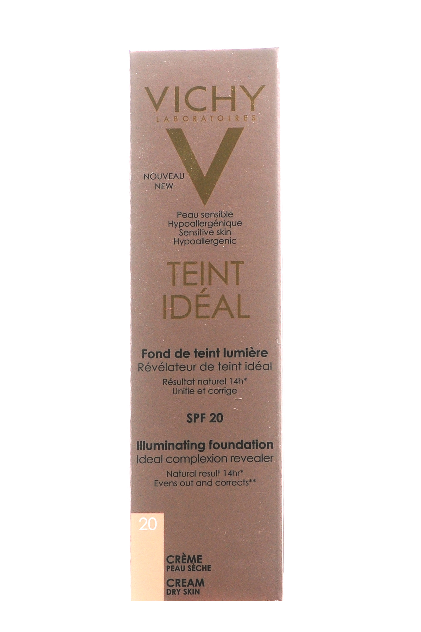 Виши Тон Идеаль Тональный Крем 20 тон, 30 мл (Vichy, Teint Ideal) фото 2