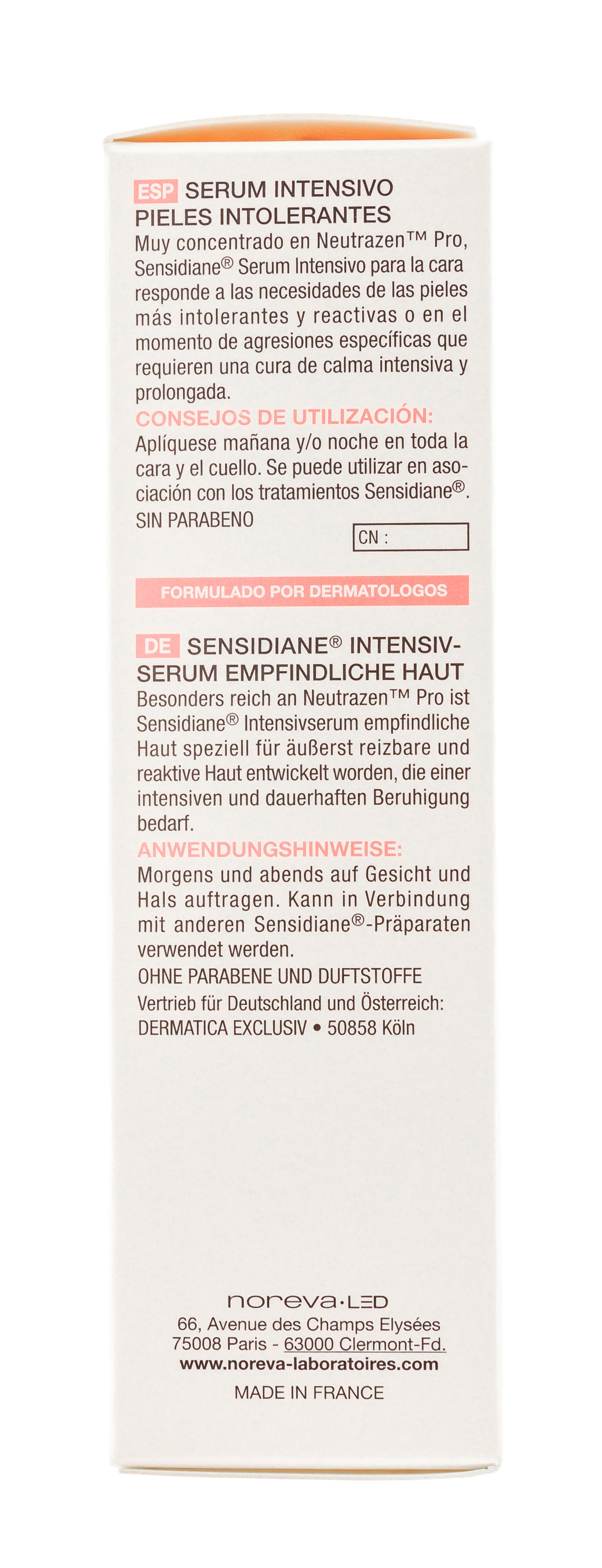 Норева Интенсивная успокаивающая сыворотка для лица Сенсидиан 30 мл (Noreva, Sensidiane) Норева Интенсивная успокаивающая сыворотка для лица Сенсидиан 30 мл (Noreva, Sensidiane) фото 4