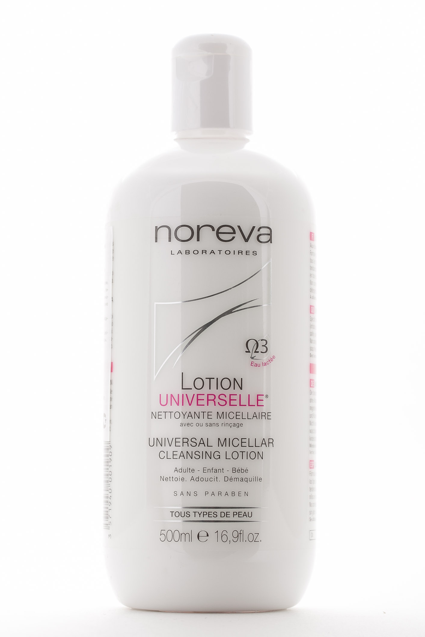 Норева Универсальный очищающий мицеллярный лосьон, 500 мл (Noreva, Universel) фото 1
