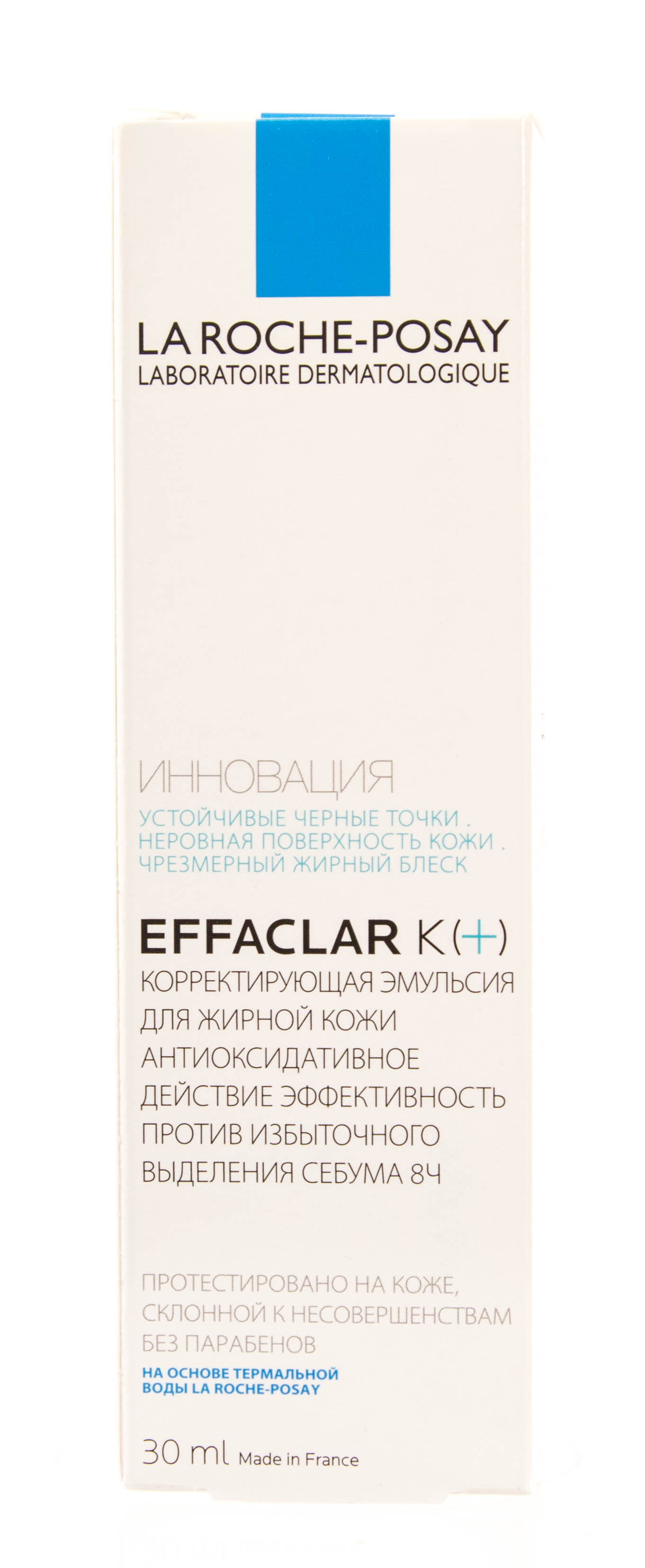 Ля Рош Позе Эфаклар К+ Корректирующая эмульсия для жирной кожи 30 мл (La Roche-Posay, Effaclar) фото 6