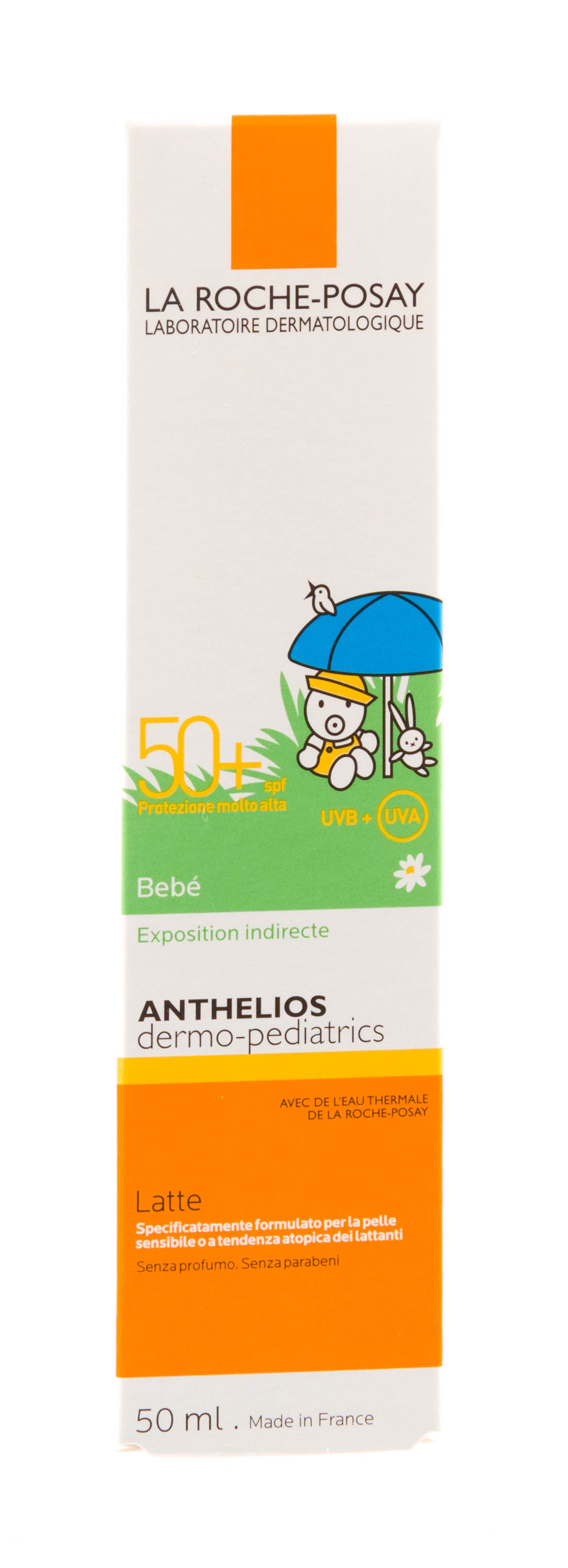 Ля Рош Позе Солнцезащитное молочко для младенцев и детей Dermo-Pediatrics SPF50+, 50 мл (La Roche-Posay, Anthelios) фото 0