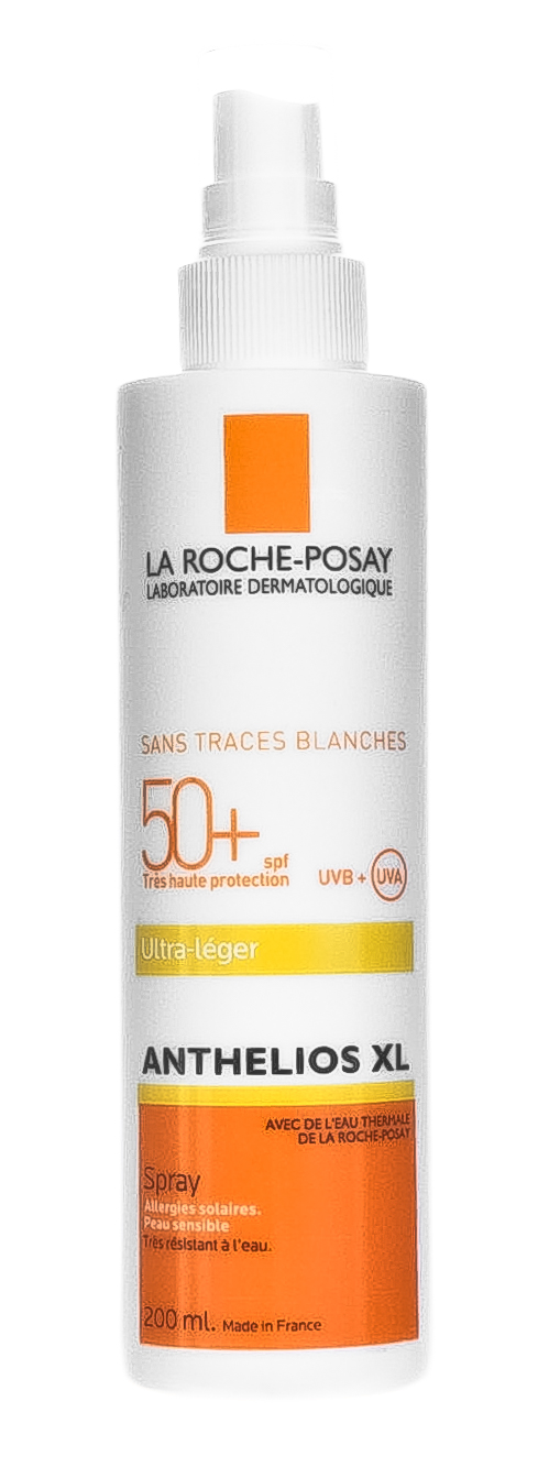 Ля Рош Позе Солнцезащитный спрей для лица и тела XL Ultra-light SPF50+, 200 мл (La Roche-Posay, Anthelios) фото 1