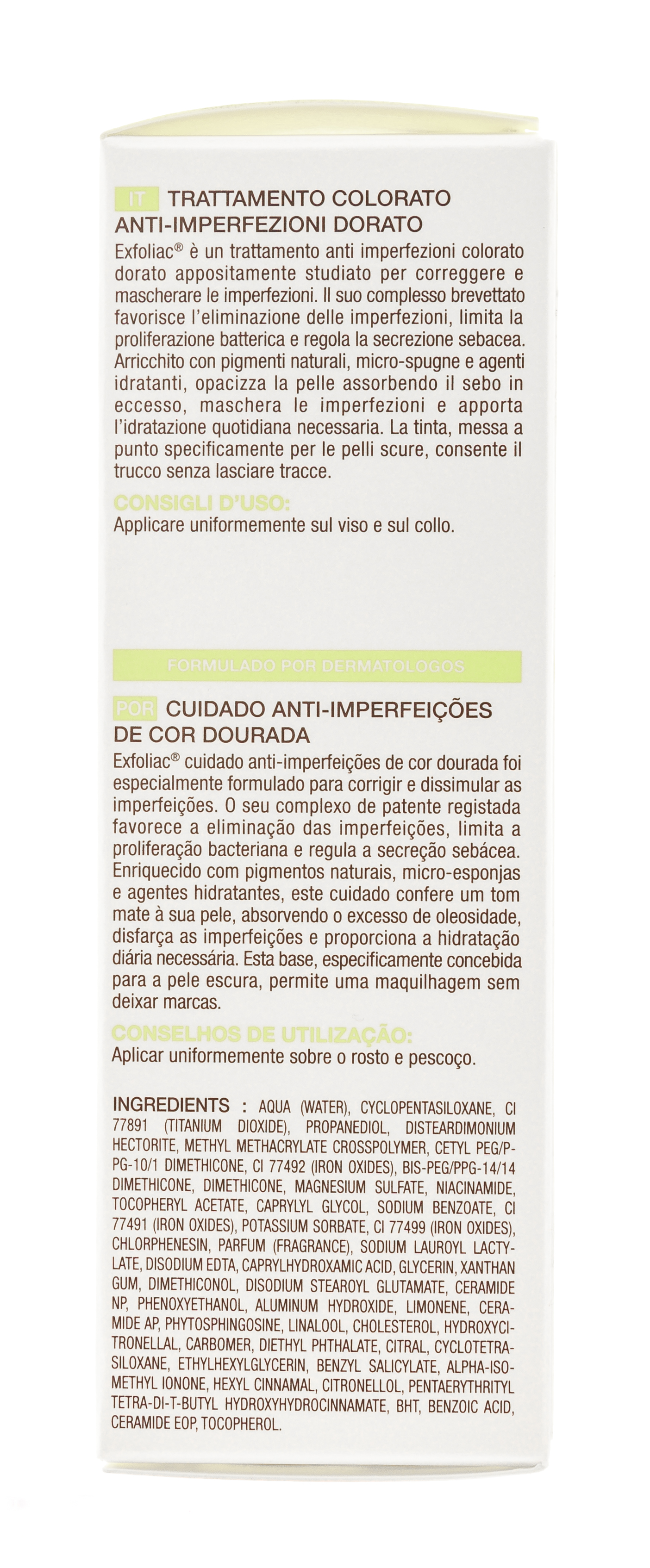 Норева Эксфолиак ВВ крем, золотистый тон, 30 мл (Noreva, Exfoliac) фото 3