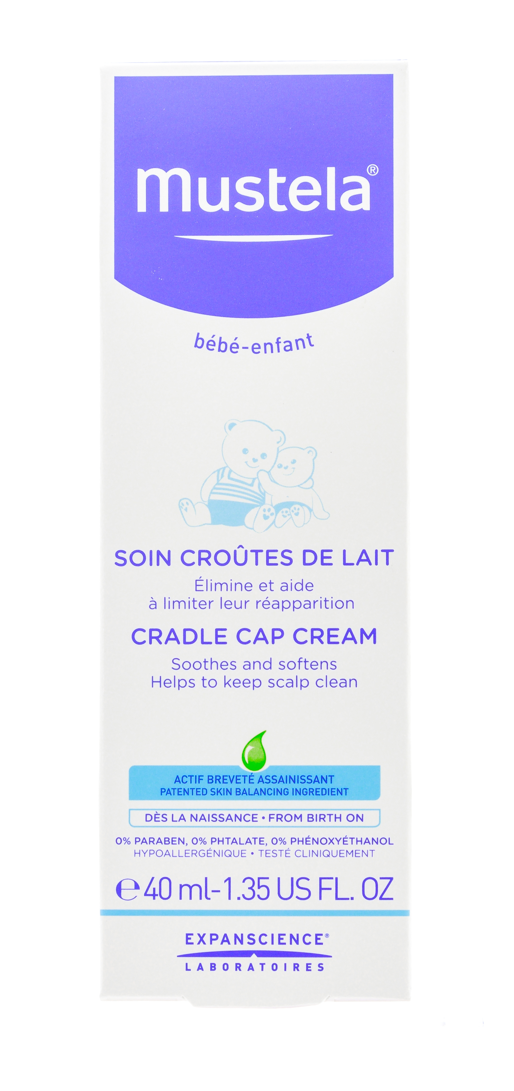 Мустела Крем для кожи головы при молочных корочках 40 мл (Mustela, Bebe - время купаться) фото 6