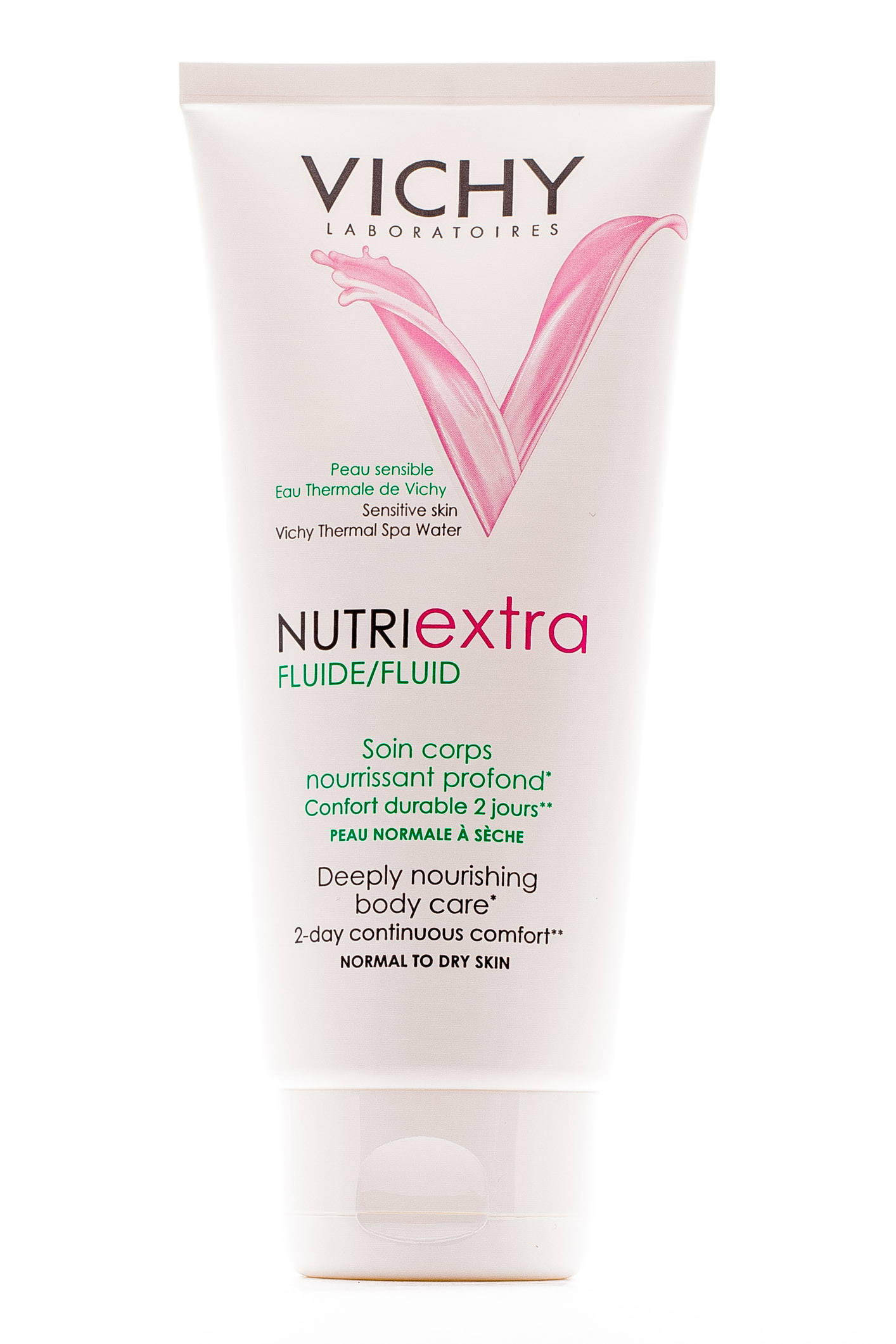 Виши Нутриэкстра Увлажняющий и питательный флюид для нормальной и сухой кожи тела 200 мл (Vichy, Nutriextra) фото 1