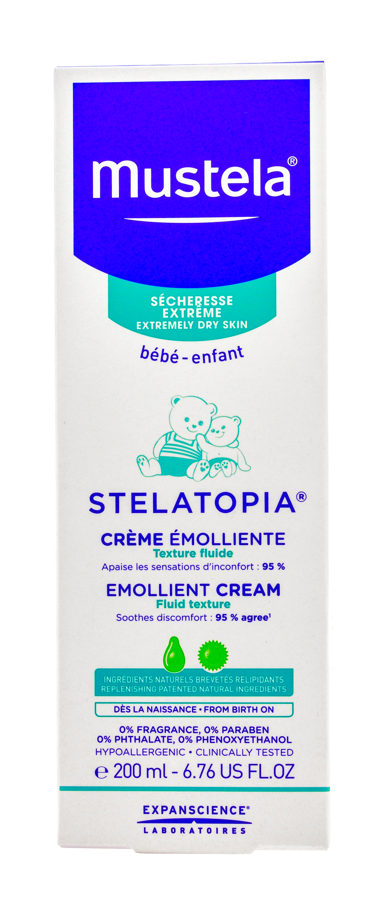 Мустела Стелатопиа Смягчающий крем, 200 мл (Mustela, Stelatopia) Мустела Стелатопиа Смягчающий крем, 200 мл (Mustela, Stelatopia) фото 6