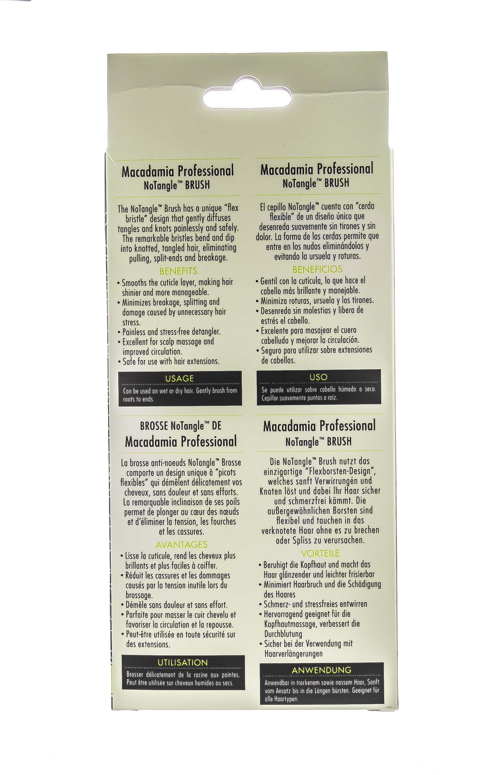 Макадамия Набор (Расческа + Уход восстанавливающий) Macadamia 1 шт (Macadamia, Наборы) фото 2