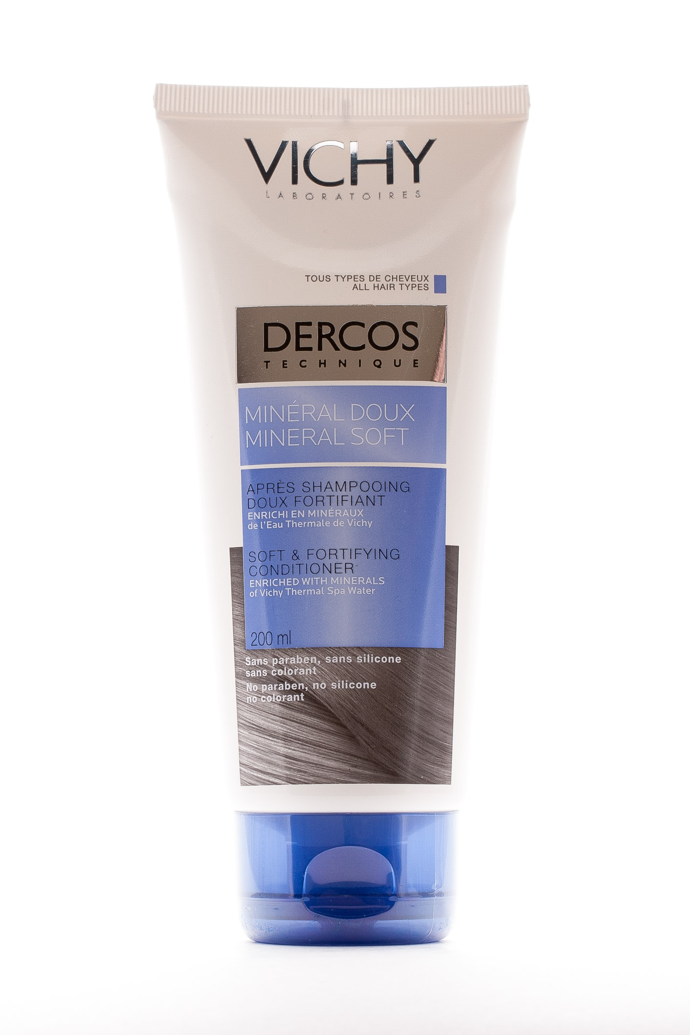 Виши Деркос Бальзам мягкий укрепляющий «Нежные минералы» для всех типов волос 200 мл (Vichy, Dercos) фото 1