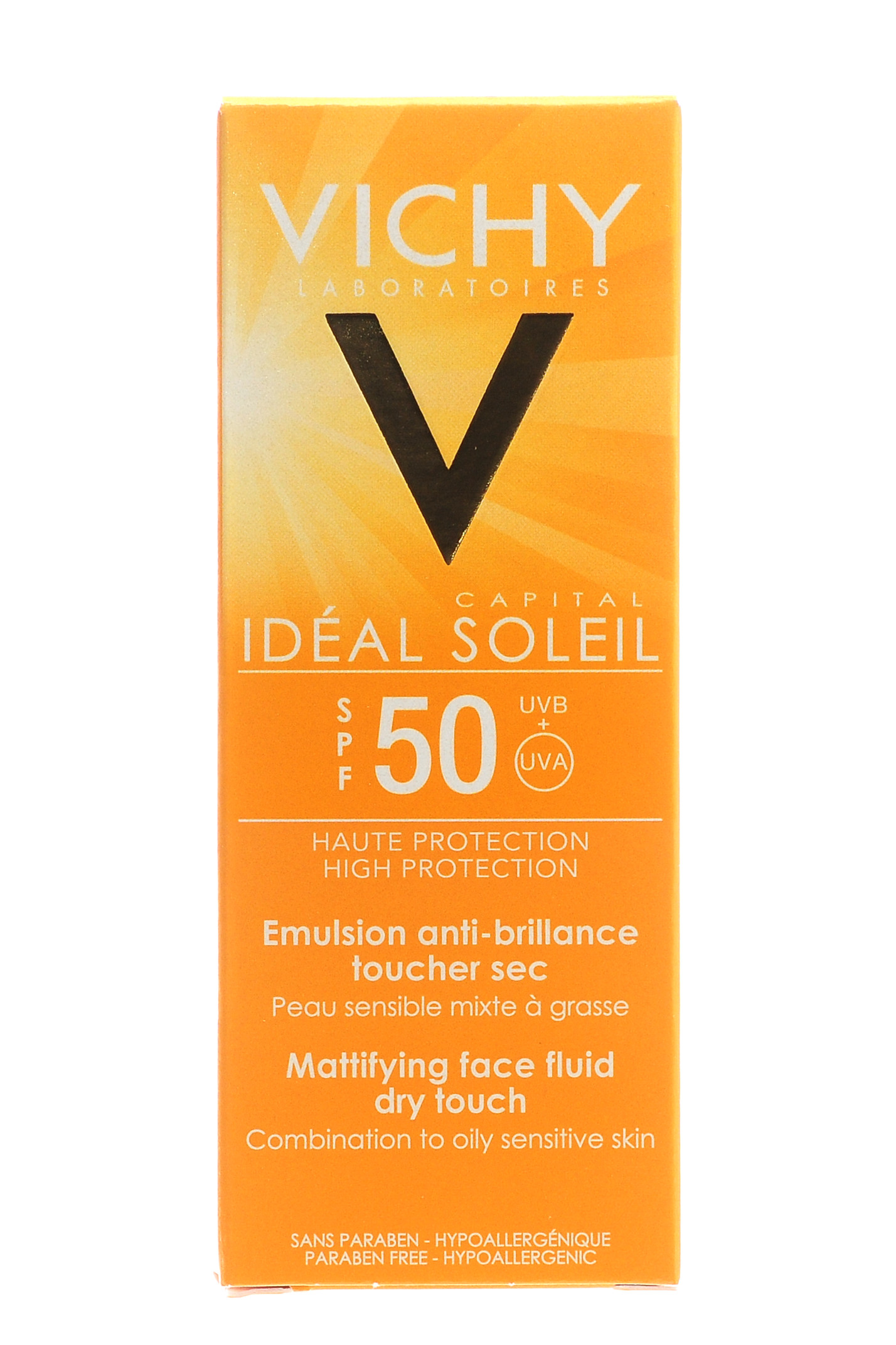 Виши Матирующая эмульсия для лица Драйтач SPF50, 50 мл (Vichy, Capital Ideal Soleil) фото 2