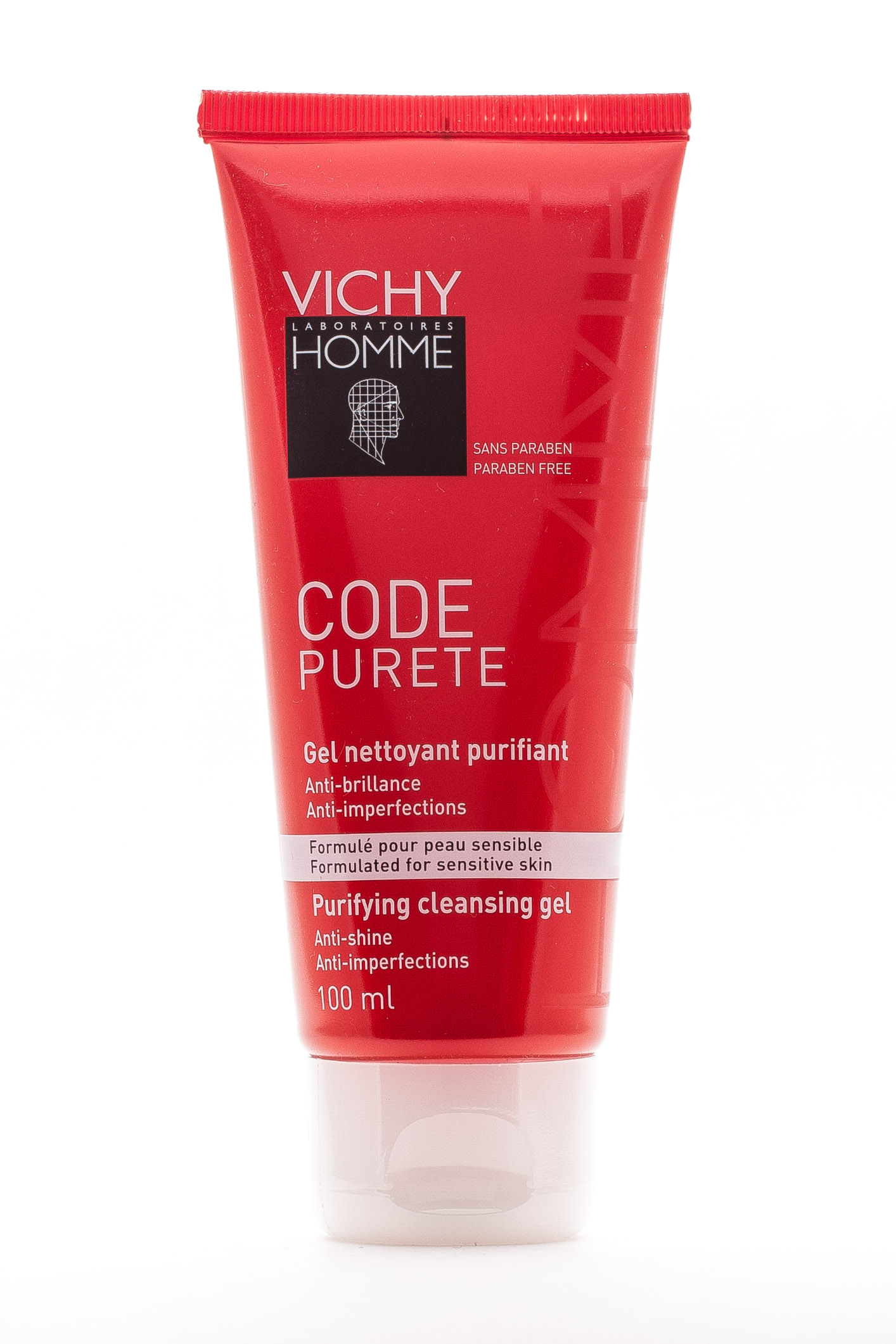 Виши Гель для умывания против жирного блеска и несовершенств Код Пюрте 100 мл (Vichy, Code Purete) фото 1