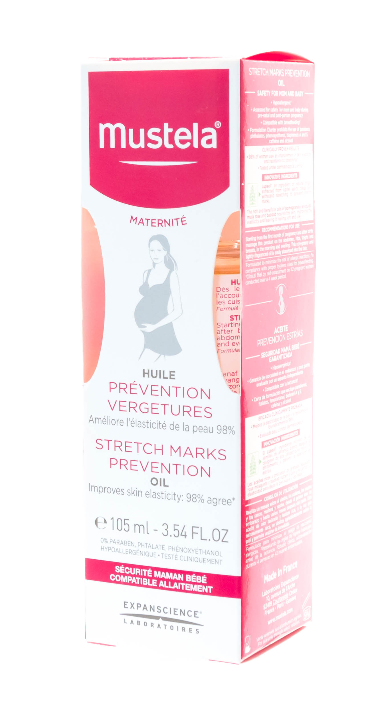 Мустела Масло для профилактики  растяжек 105 мл (Mustela, Maternity) Мустела Масло для профилактики  растяжек 105 мл (Mustela, Maternity) фото 4