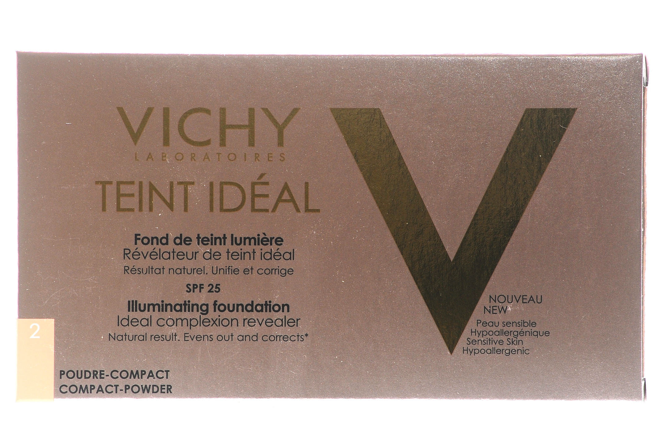 Виши Компактная пудра «Идеальный тон» Vichy Teint Ideal тон 2 Натуральный 10 мл (Vichy, Teint Ideal) фото 3