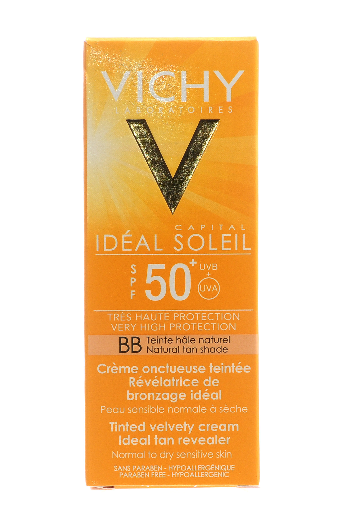 Виши Капиталь Солей Тонирующий ВВ крем для лица с бархатистой текстурой SPF50+, 50 мл (Vichy, Capital Soleil) фото 3