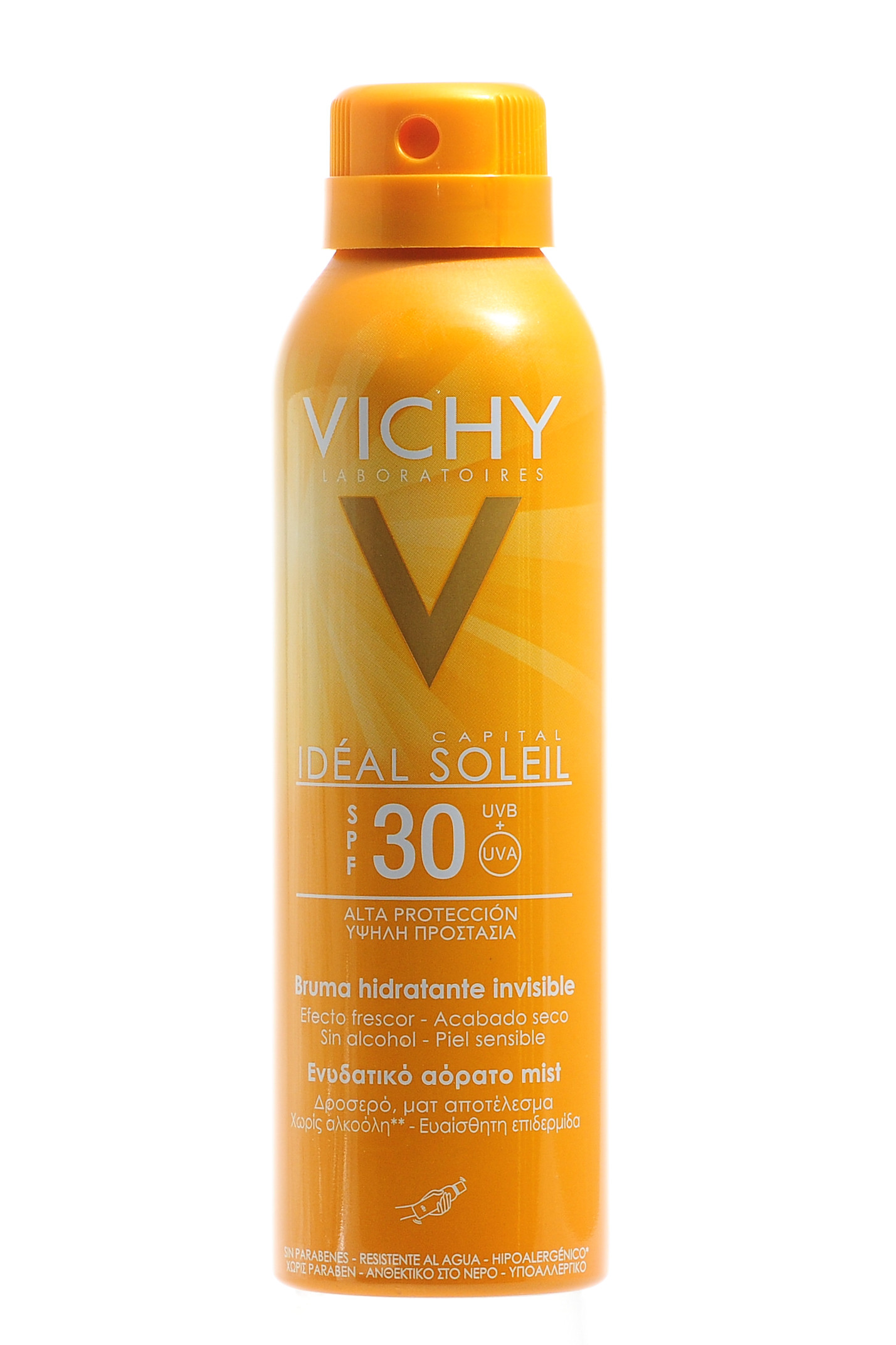 Виши Идеаль Солей Увлажняющий спрей-вуаль SPF30 200 мл (Vichy, Ideal Soleil) фото 2