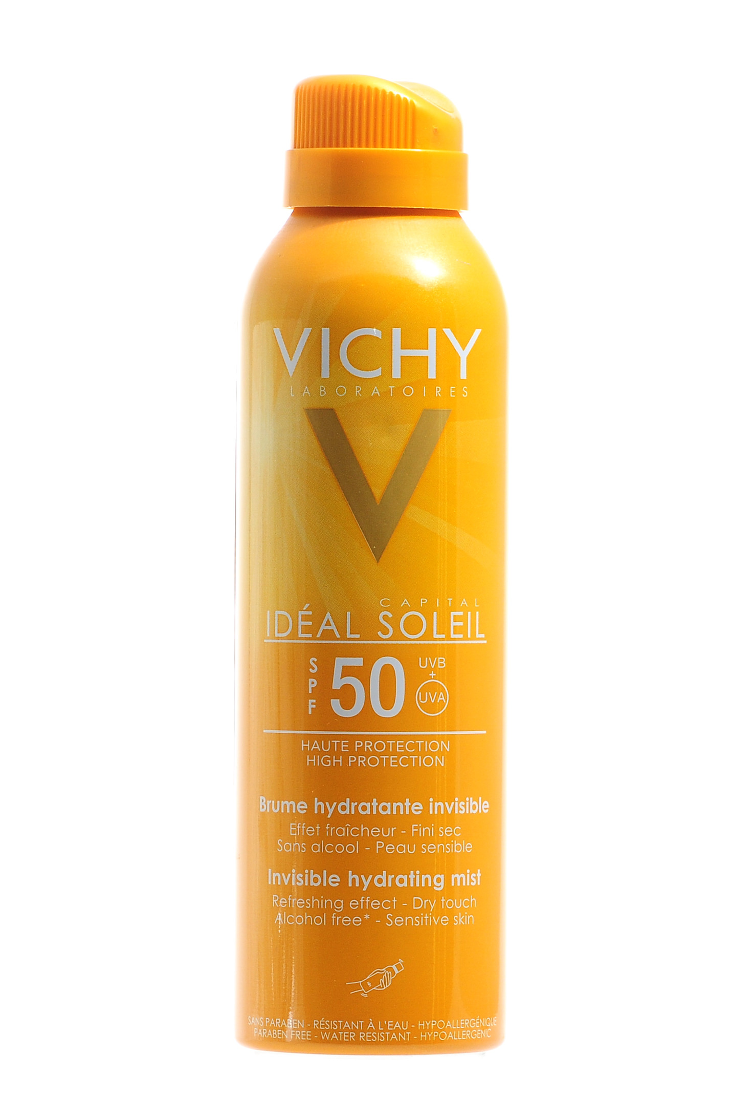 Виши Капиталь Солей Увлажняющий спрей-вуаль SPF50 200 мл (Vichy, Ideal Soleil) фото 2