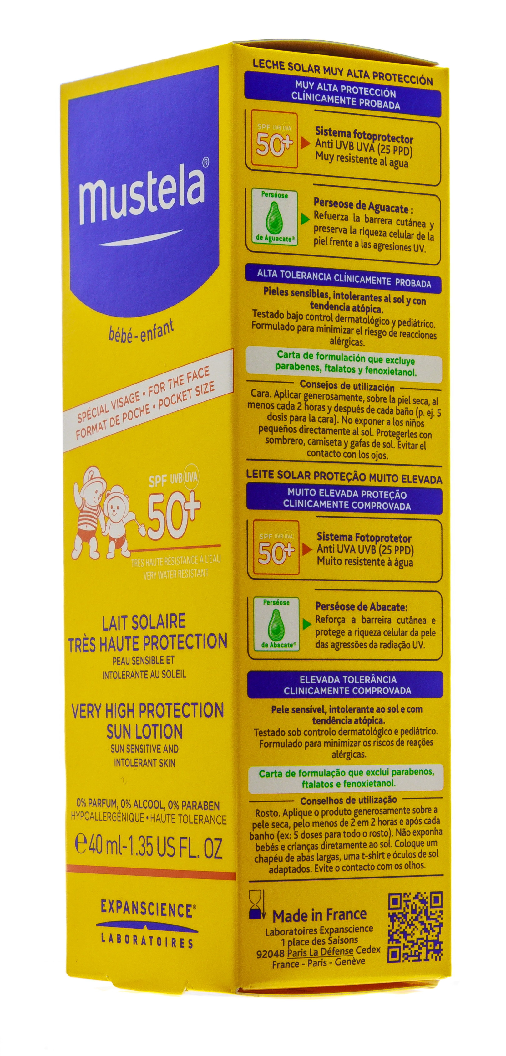 Мустела Бебе Солнцезащитное молочко SPF 50+, 40 мл (Mustela, Sun) фото 8