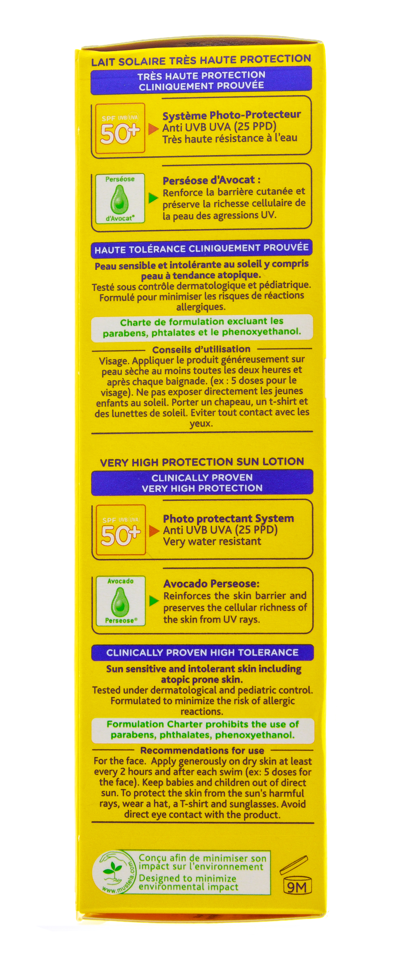 Мустела Бебе Солнцезащитное молочко SPF 50+, 40 мл (Mustela, Sun) фото 1