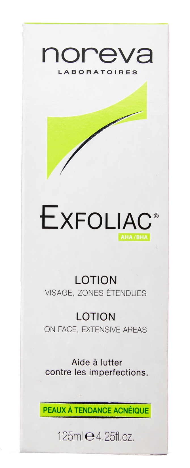 Норева Эксфолиак лосьон с высокой концентрацией АНА и ВНА 125 мл (Noreva, Exfoliac) фото 1